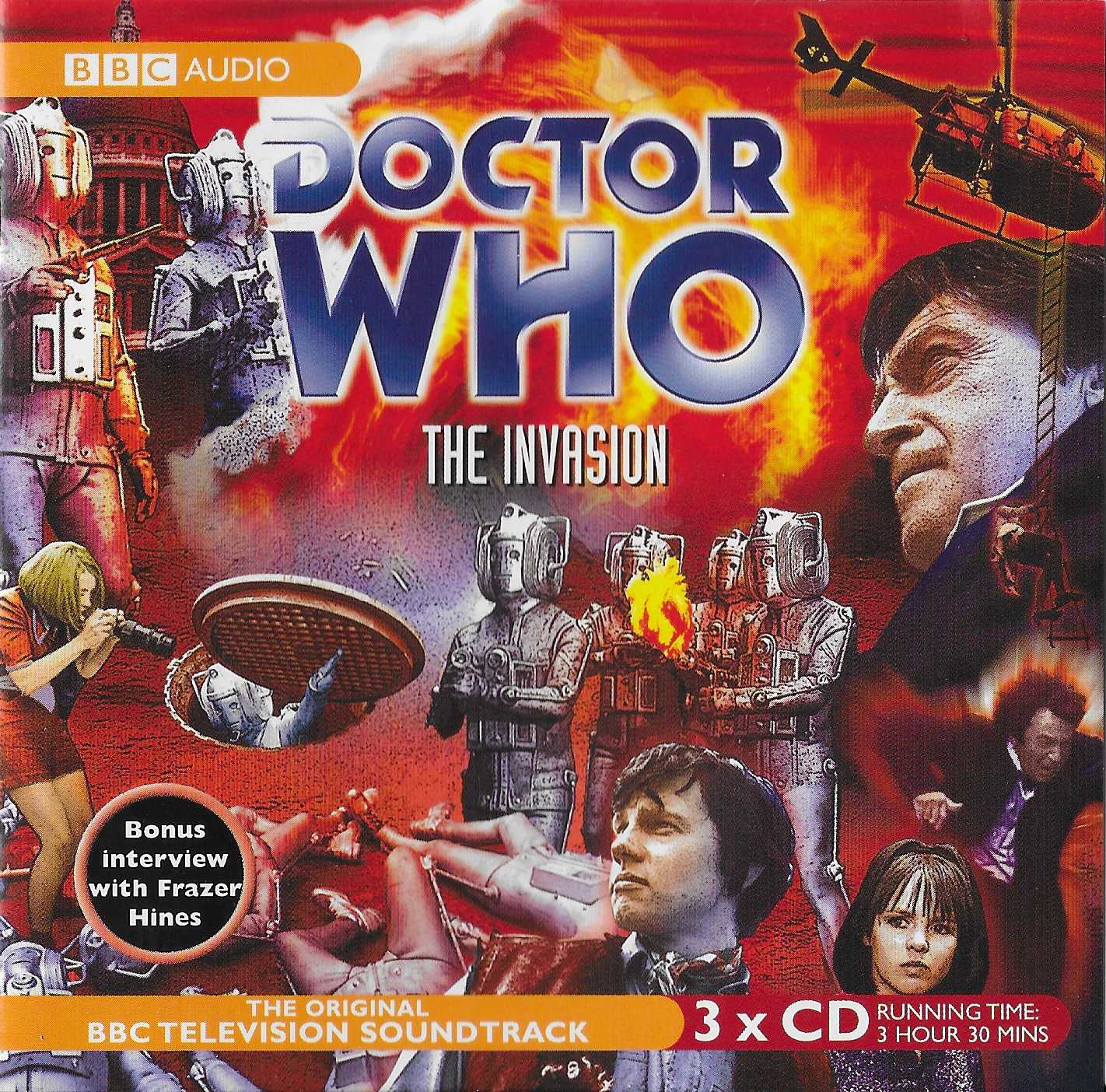 Picture of ISBN 0-563-52327-1 Doctor Who - The invasion by artist Derrick Sherwin / Kit Pedler from the BBC cds - Records and Tapes library