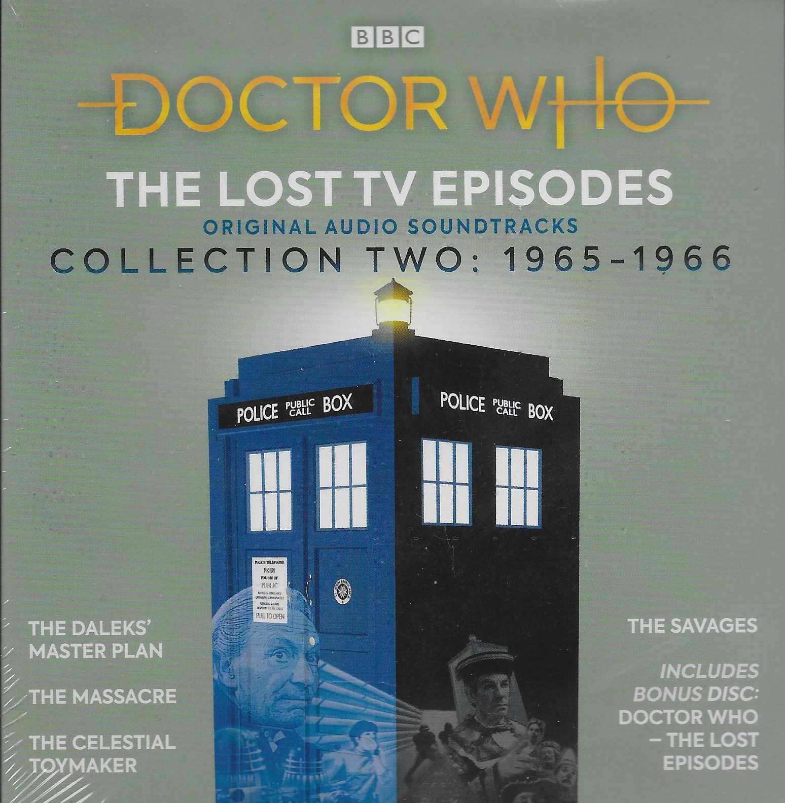 Picture of ISBN 978-1-78753-750-7 Doctor Who - The lost TV episodes - Collection two: 1965-1966 by artist Various from the BBC cds - Records and Tapes library