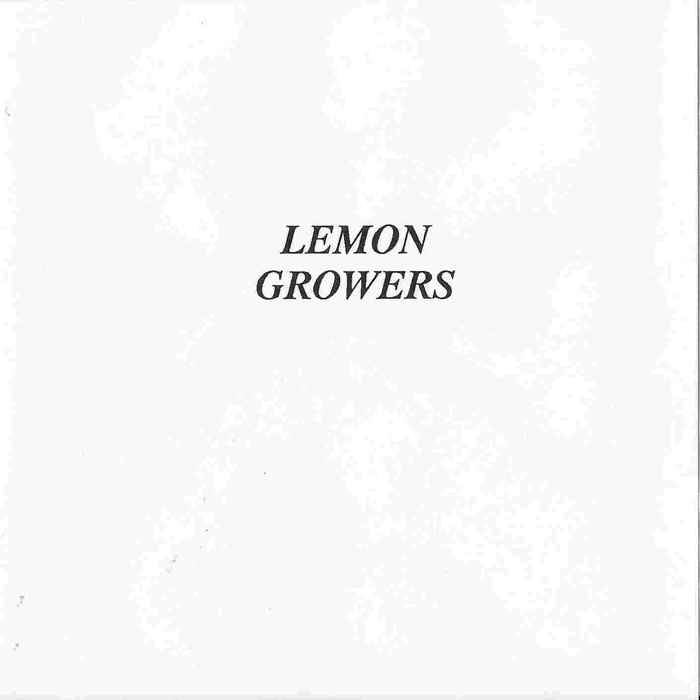 Picture of LGDEM4 The ultimate mutation - Demonstration CD (2 only) by artist The Lemon Growers from The Stranglers cds