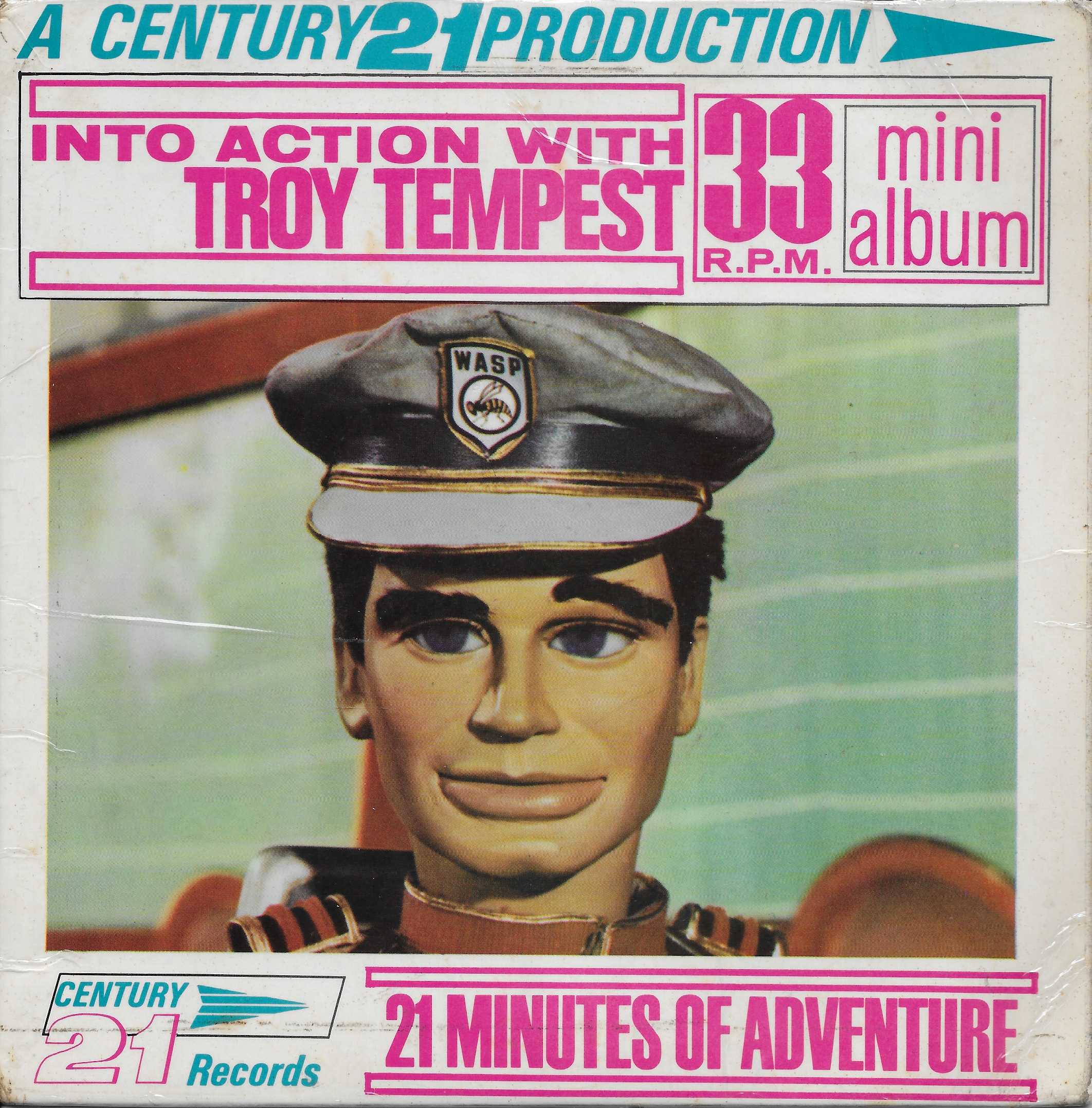 Picture of Into action Troy Tempest by artist Alan Fennell from ITV, Channel 4 and Channel 5 singles library