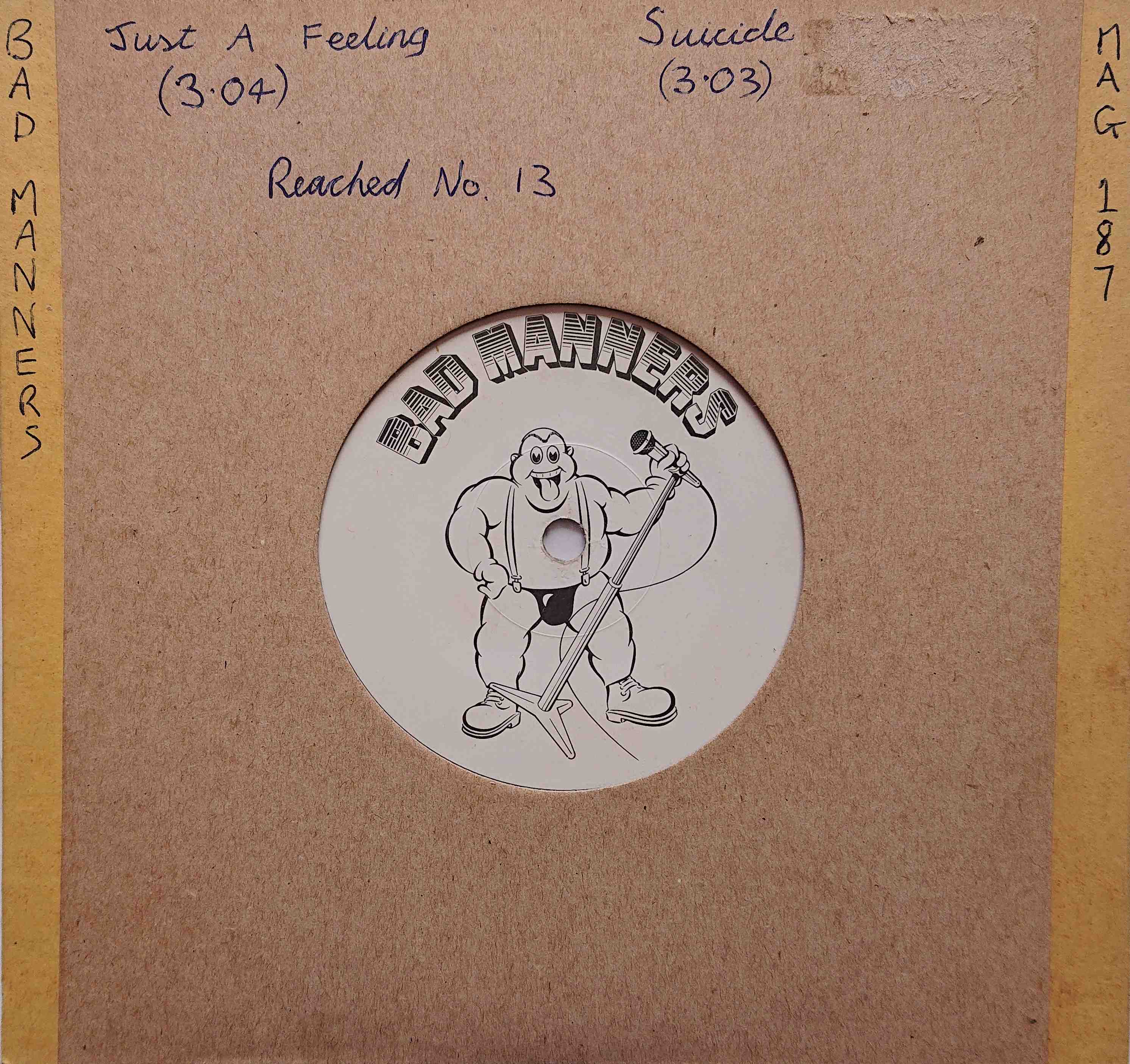 Picture of Just a feeling by artist Bad Manners 