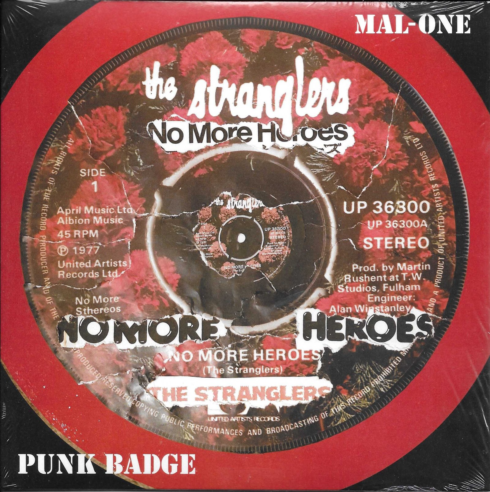 Picture of MAL-ONE-004 6 No more heroes - Record Store Day 2021 by artist Mal-One 