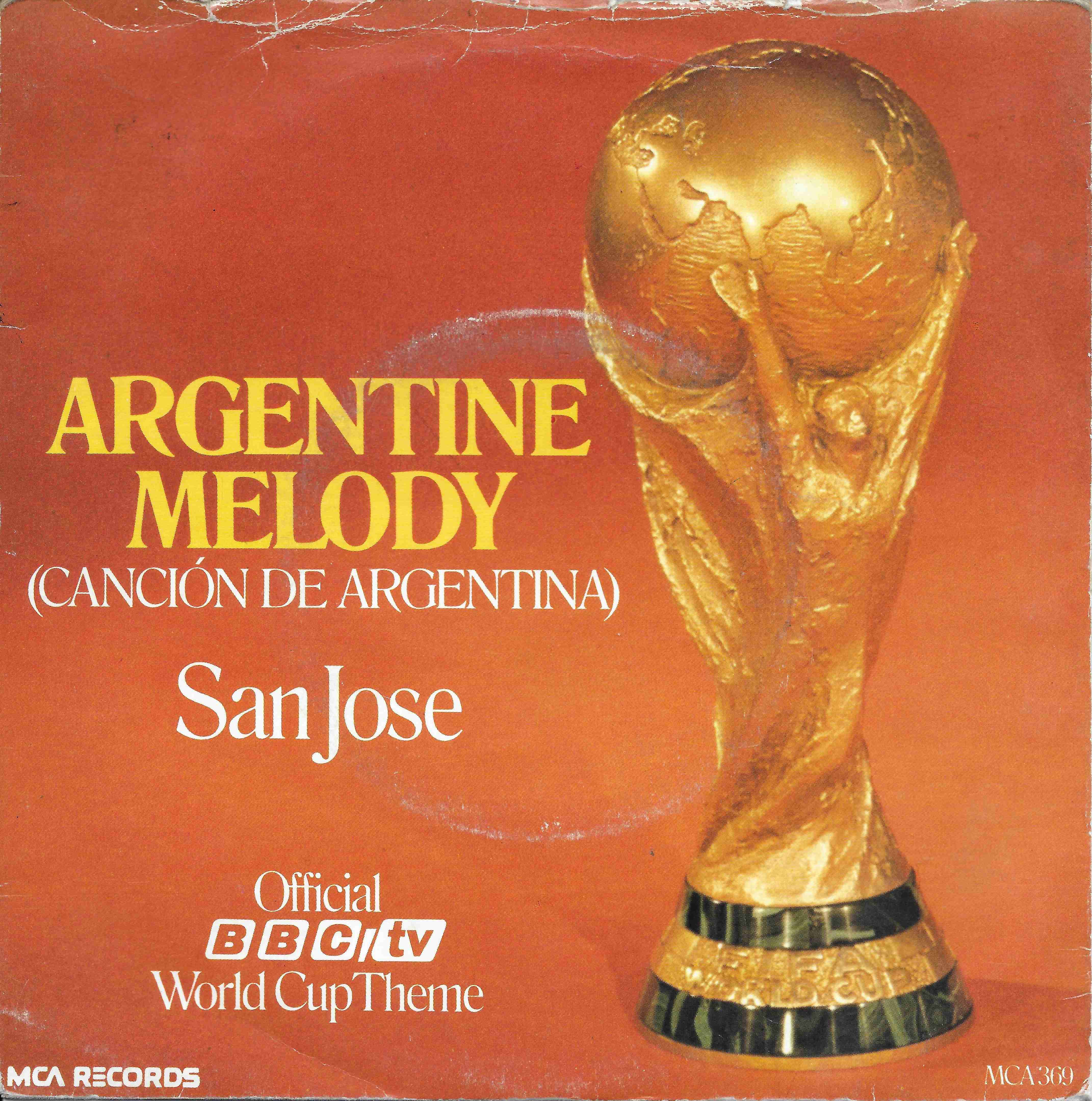 Picture of Argentine melody (World Cup (1978)) by artist Andrew Lloyd Webber / San Jose from the BBC singles - Records and Tapes library
