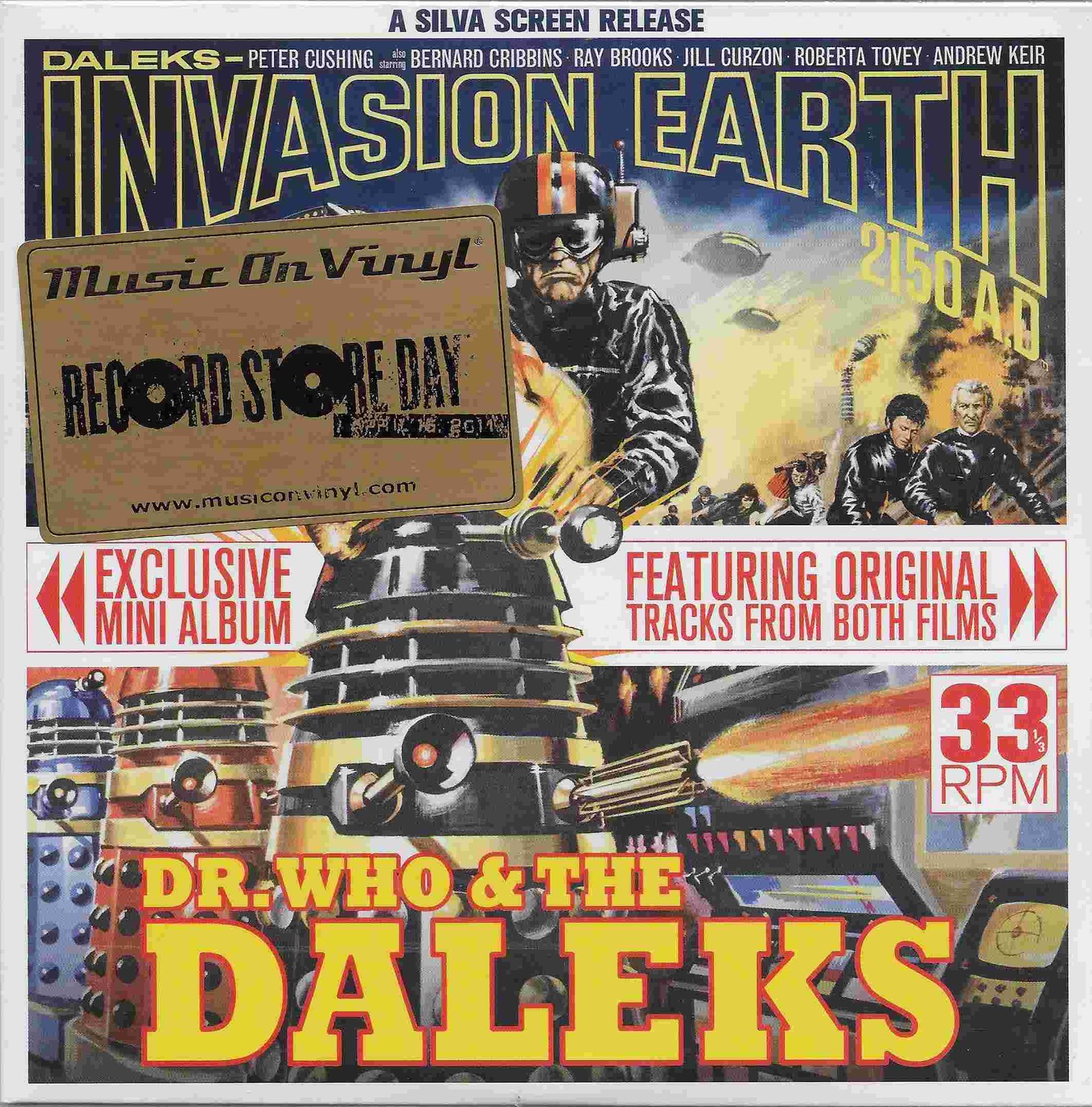 Picture of MOV 7007 Doctor Who and the Daleks - Record Store Day 2011 by artist Malcolm Lockyer from the BBC records and Tapes library