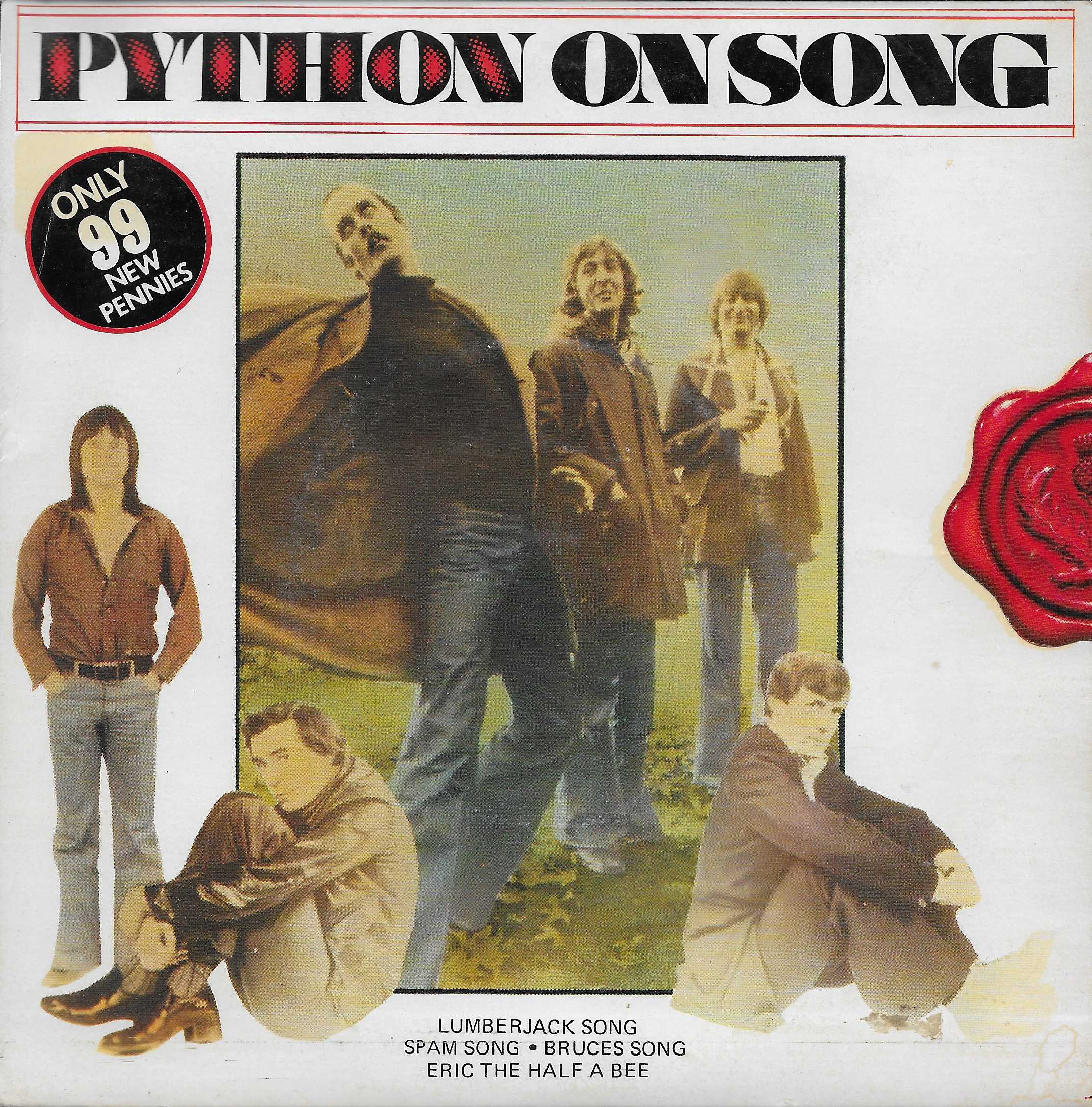 Picture of MP 001 Python on song (Monty Python's flying circus) by artist Monty Python from the BBC singles - Records and Tapes library