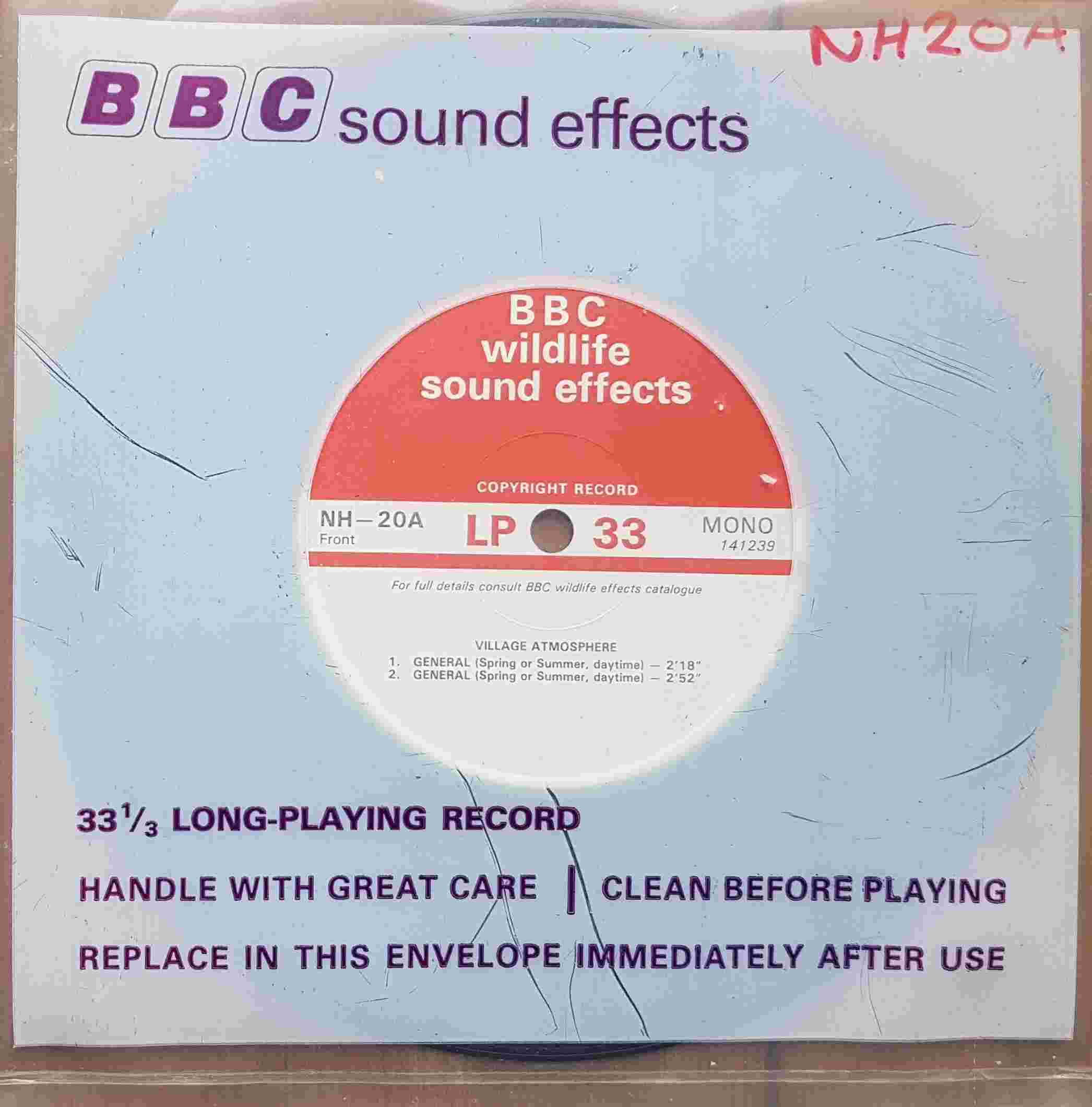 Picture of NH 20A Village atmosphere by artist Not registered from the BBC singles - Records and Tapes library