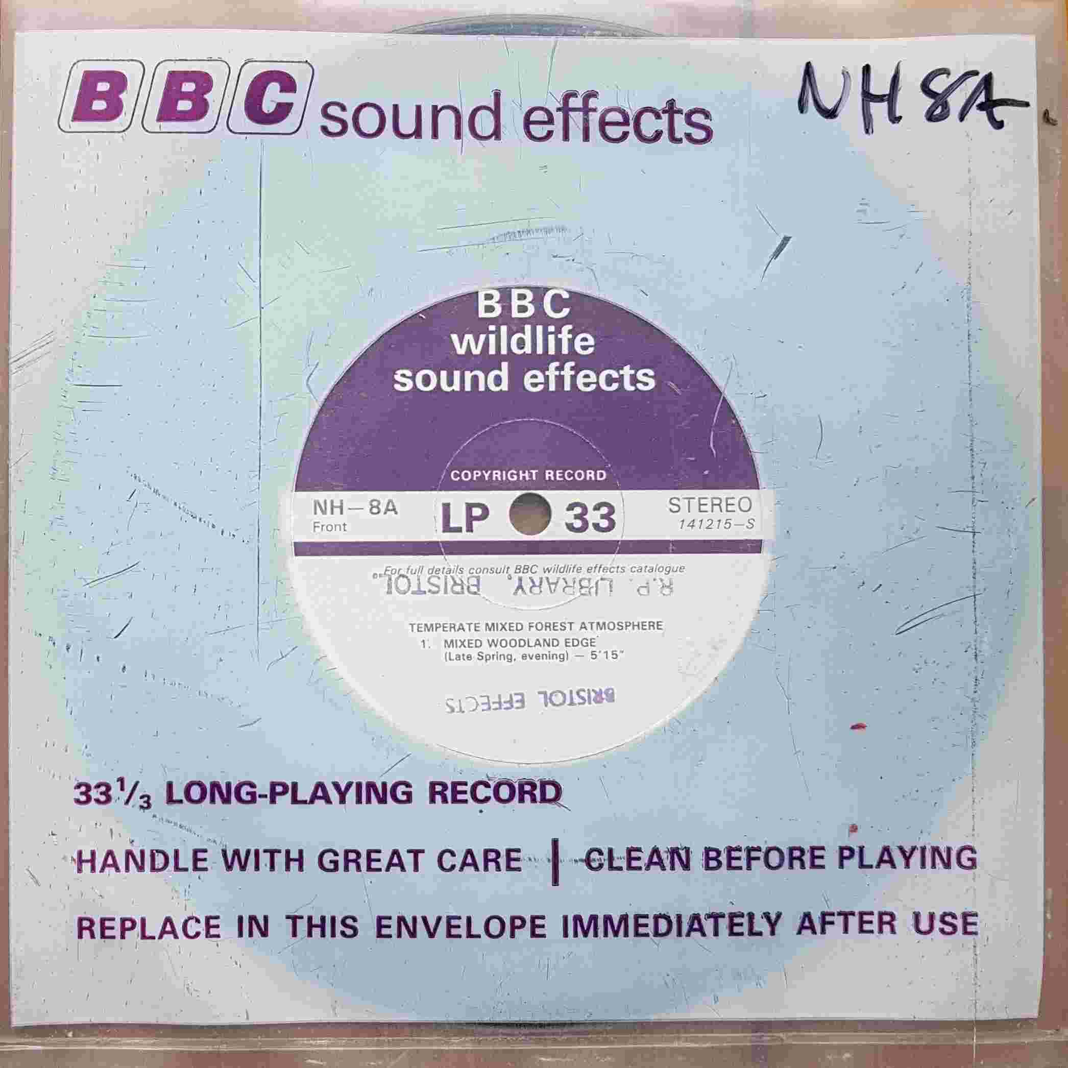 Picture of NH 8A Temperature mixed forest atmosphere by artist Not registered from the BBC singles - Records and Tapes library