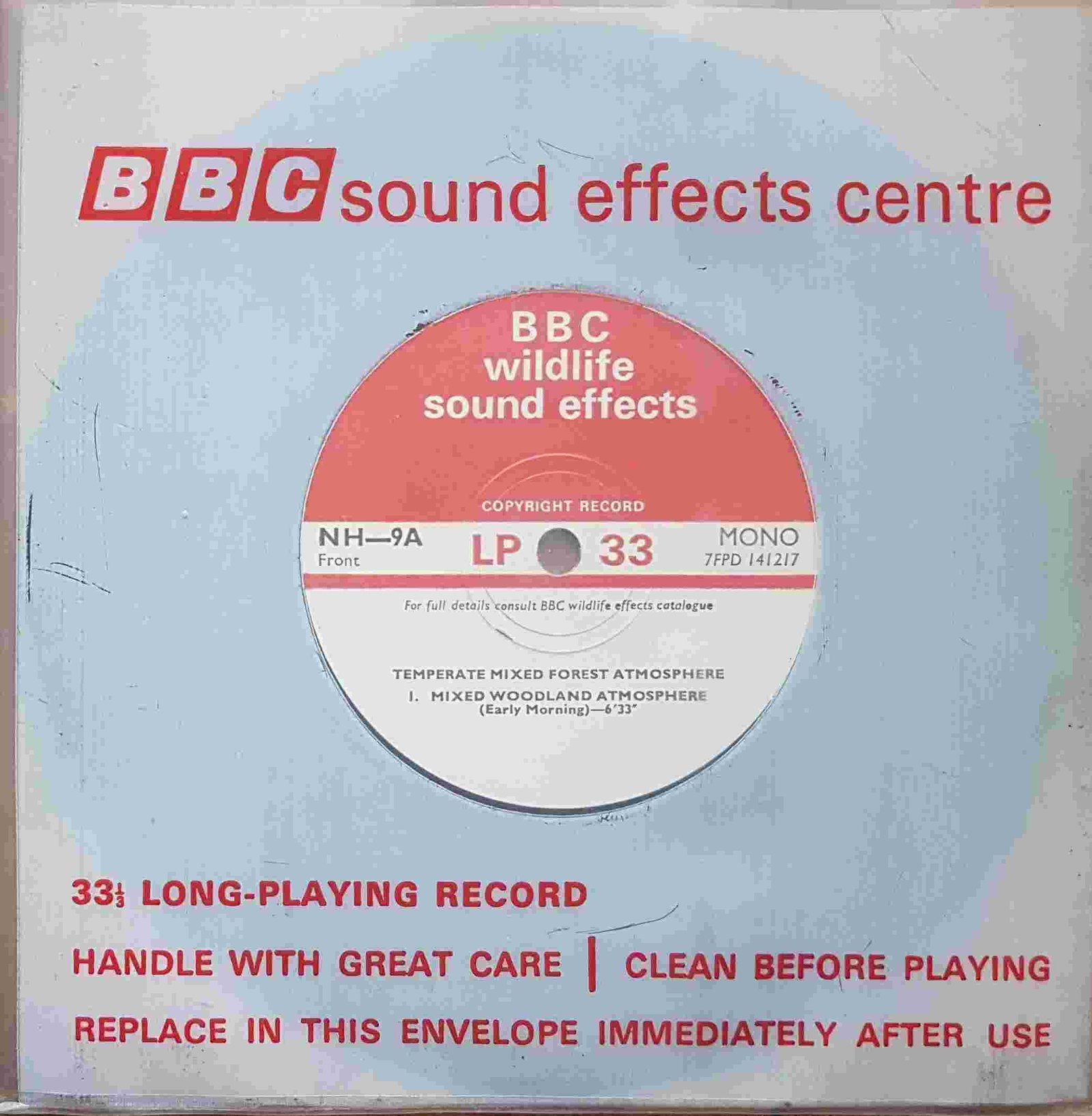 Picture of Temperature mixed forest atmosphere by artist Not registered from the BBC singles - Records and Tapes library