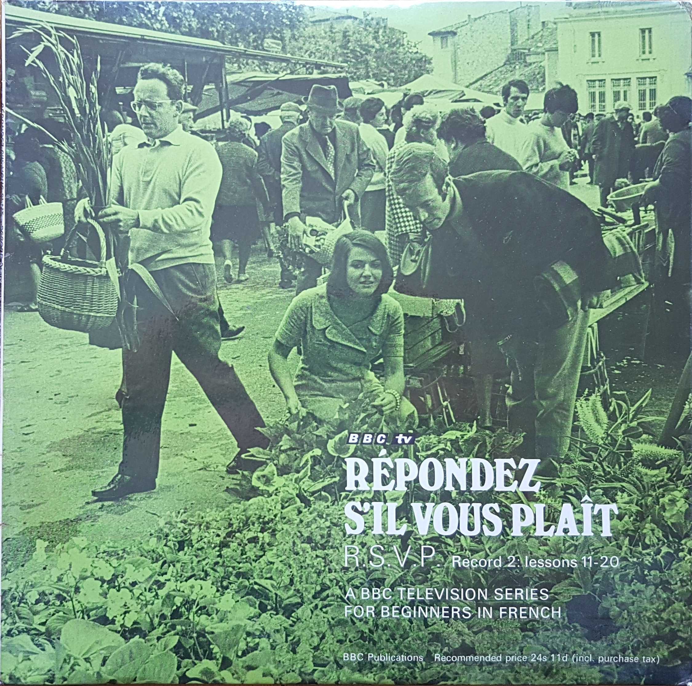 Picture of OP 141/142 Respondez s'il vous plait R. S. V. P. - Lessons 11 - 20 by artist Max Bellancourt / Joseph Cremona from the BBC albums - Records and Tapes library