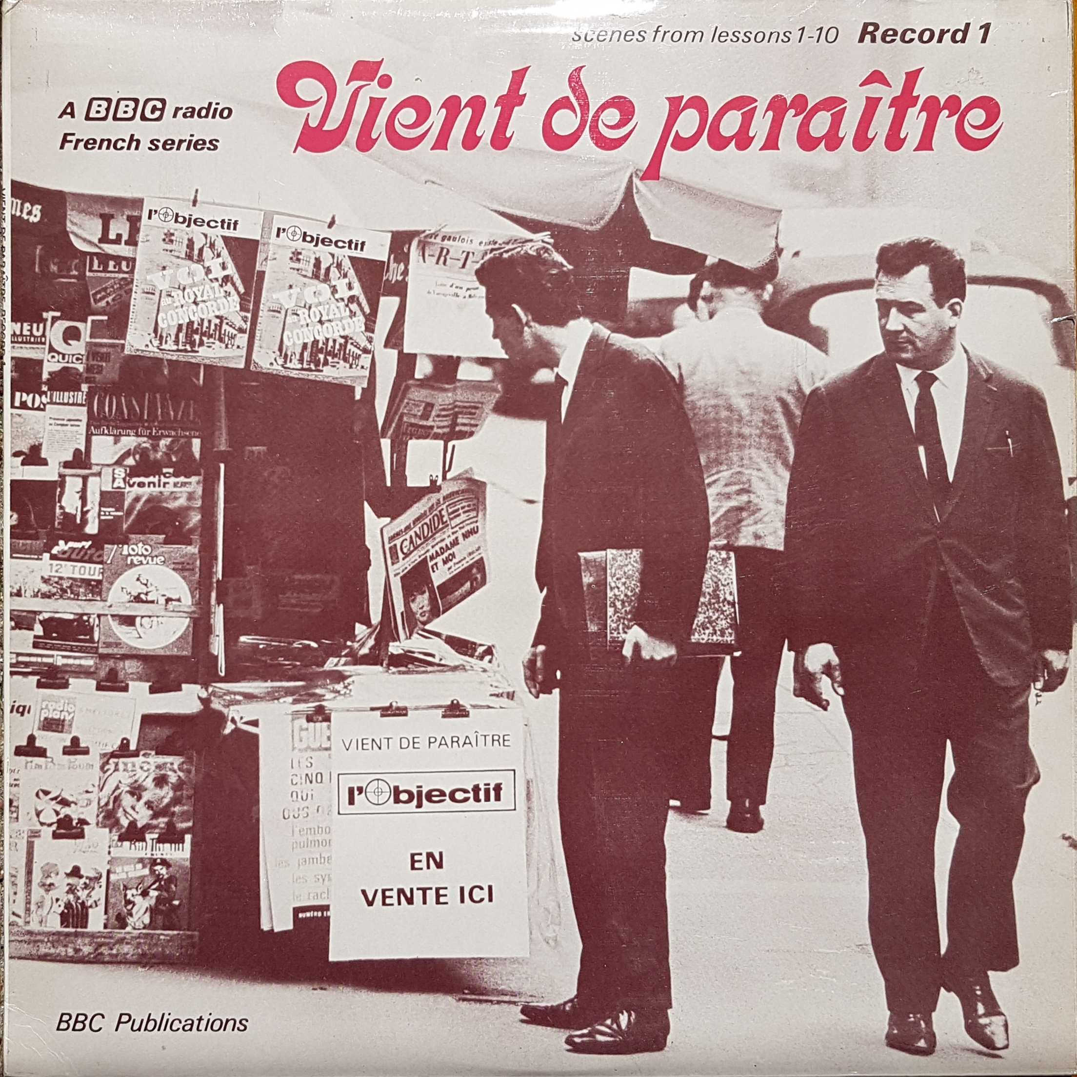 Picture of OP 173/174 Vient de paraitre - A BBC radio French series - Record 1 - Lessons 1 - 10 by artist Richard Martineau from the BBC albums - Records and Tapes library