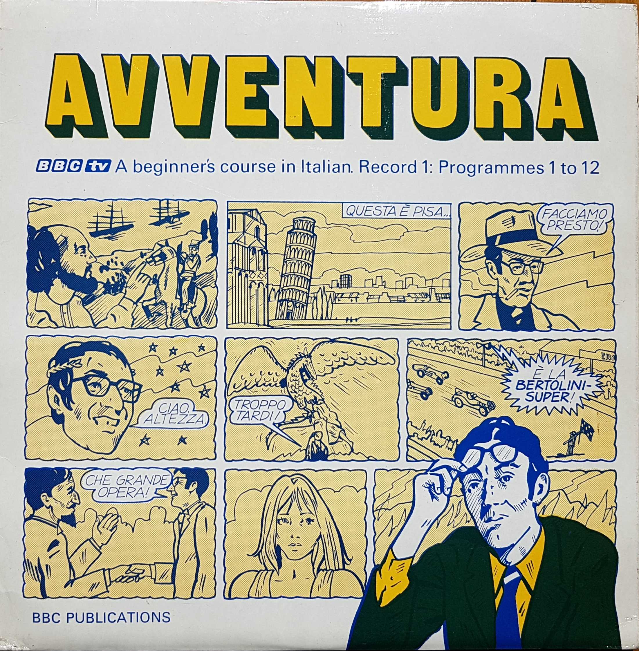 Picture of OP 177/178 Avventura - A beginner's course in Italian - Record 1 - Programmes 1 - 12 by artist Alfio Bernabei / Romolo Bruni from the BBC albums - Records and Tapes library
