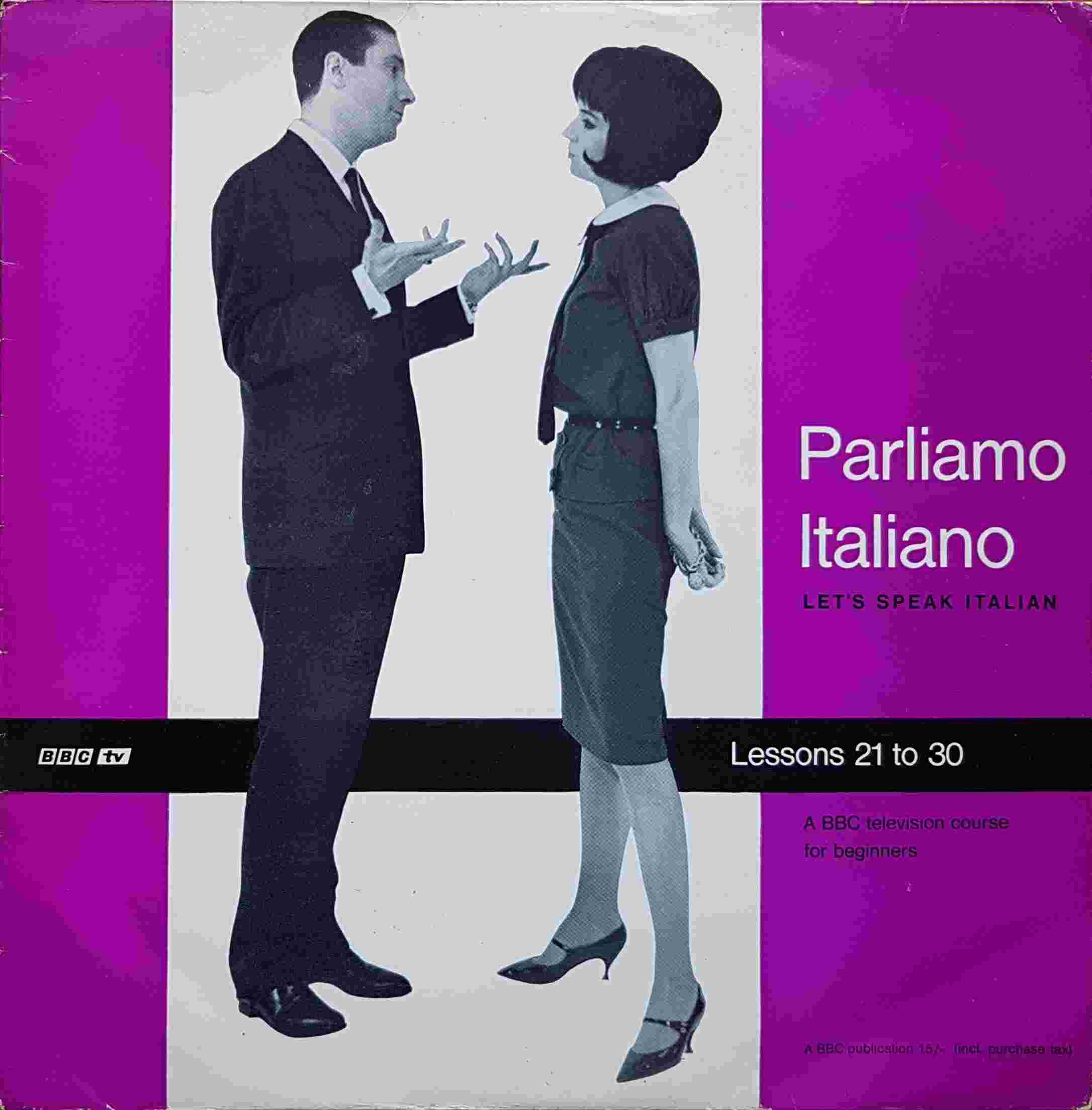 Picture of Parliamo Italiano - Let's Speak Italian lessons 21 - 30 by artist Toni Cerutti from the BBC albums - Records and Tapes library