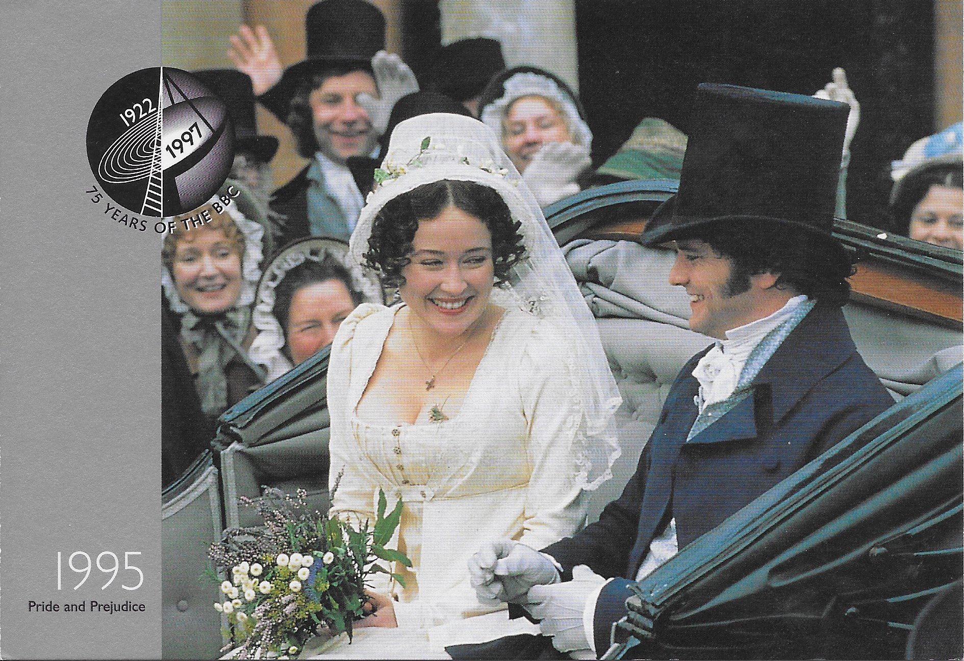 Picture of PC-BBC75-1995 75 years of the BBC - Pride and prejudice by artist Unknown from the BBC postcards - Records and Tapes library