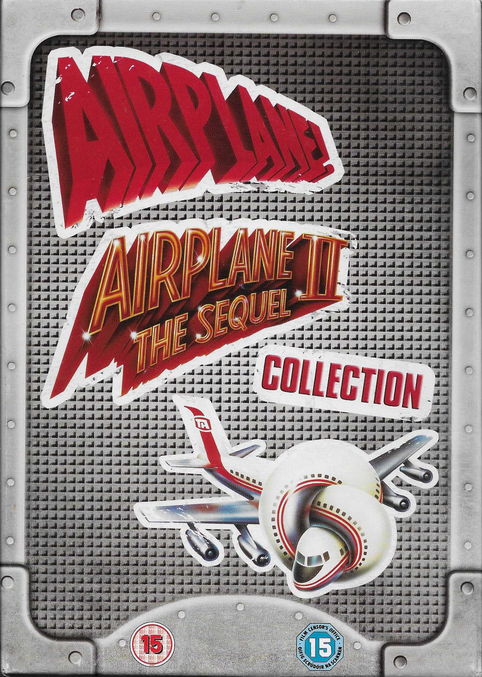 Picture of Airplane! Airplane II the sequel collection by artist Jim Abrahams / David Zucker / Jerry Zucker / Ken Finkleman from ITV, Channel 4 and Channel 5 dvds library