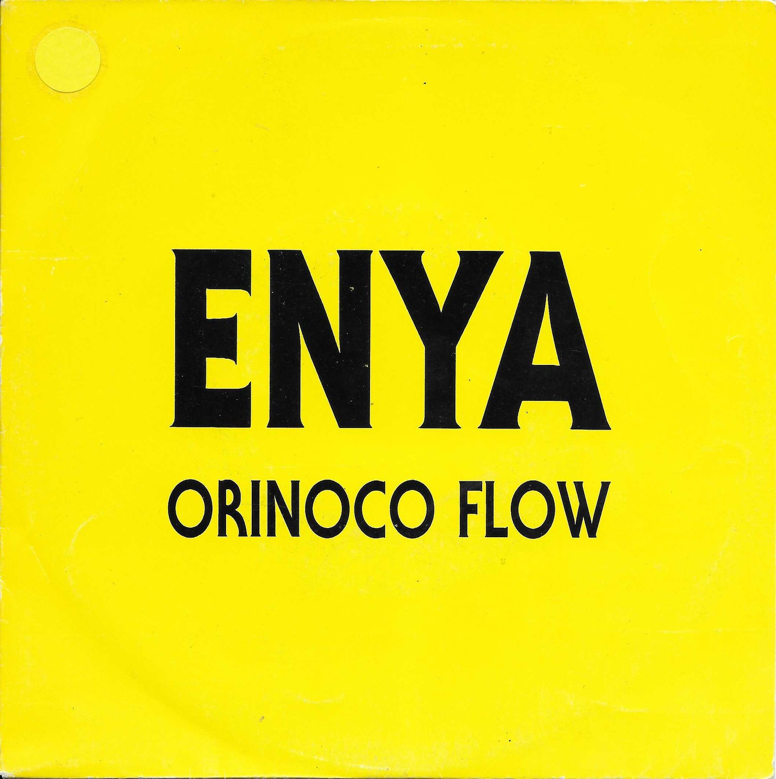 PROMO 1.014 Orinoco flow Enya  Front cover of PROMO 1.014