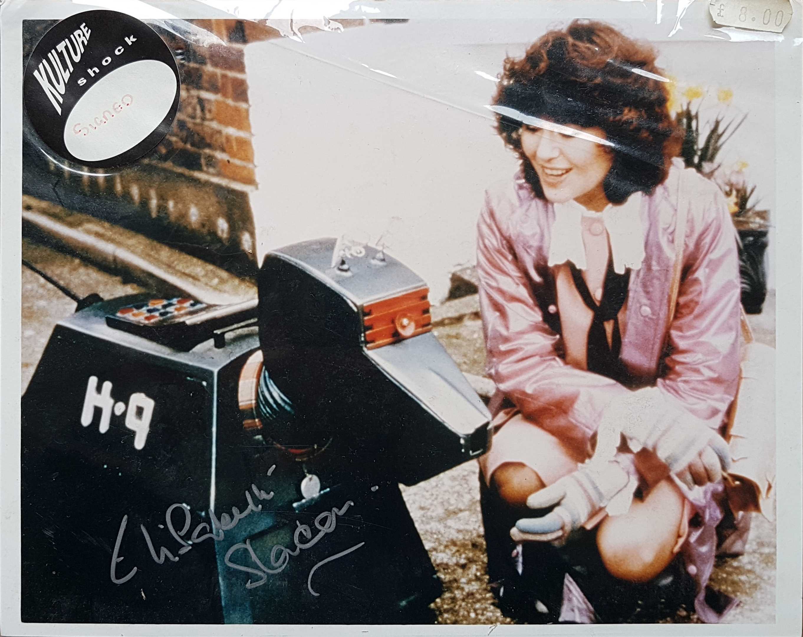 Picture of Pictures-ESK9 Elizabeth Sladen and K9 - Signed Picture  by artist Unknown from the BBC records and Tapes library