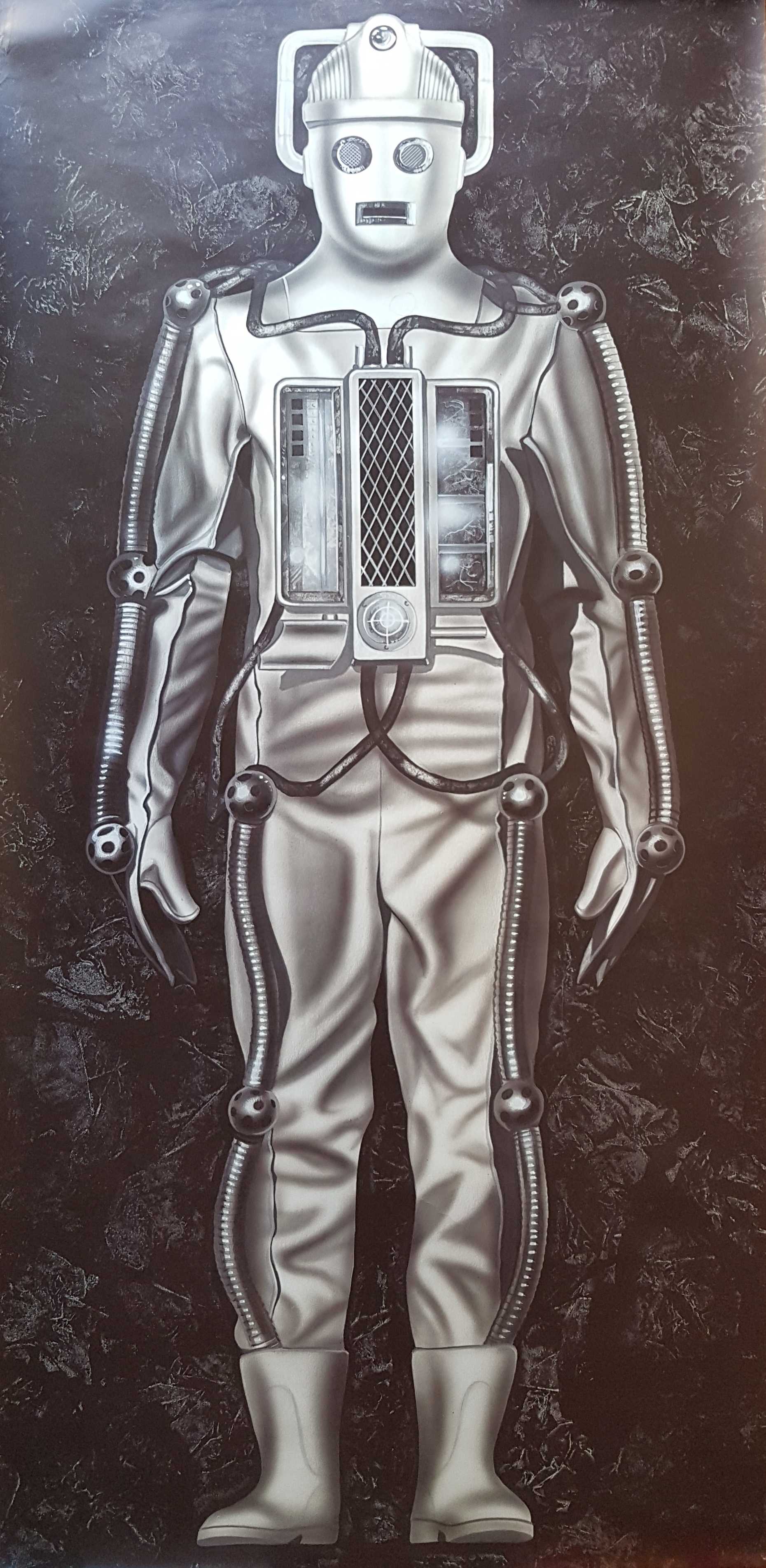 Picture of Poster-DW-Cyber2 Doctor Who - Cyberman by artist Unknown from the BBC posters - Records and Tapes library