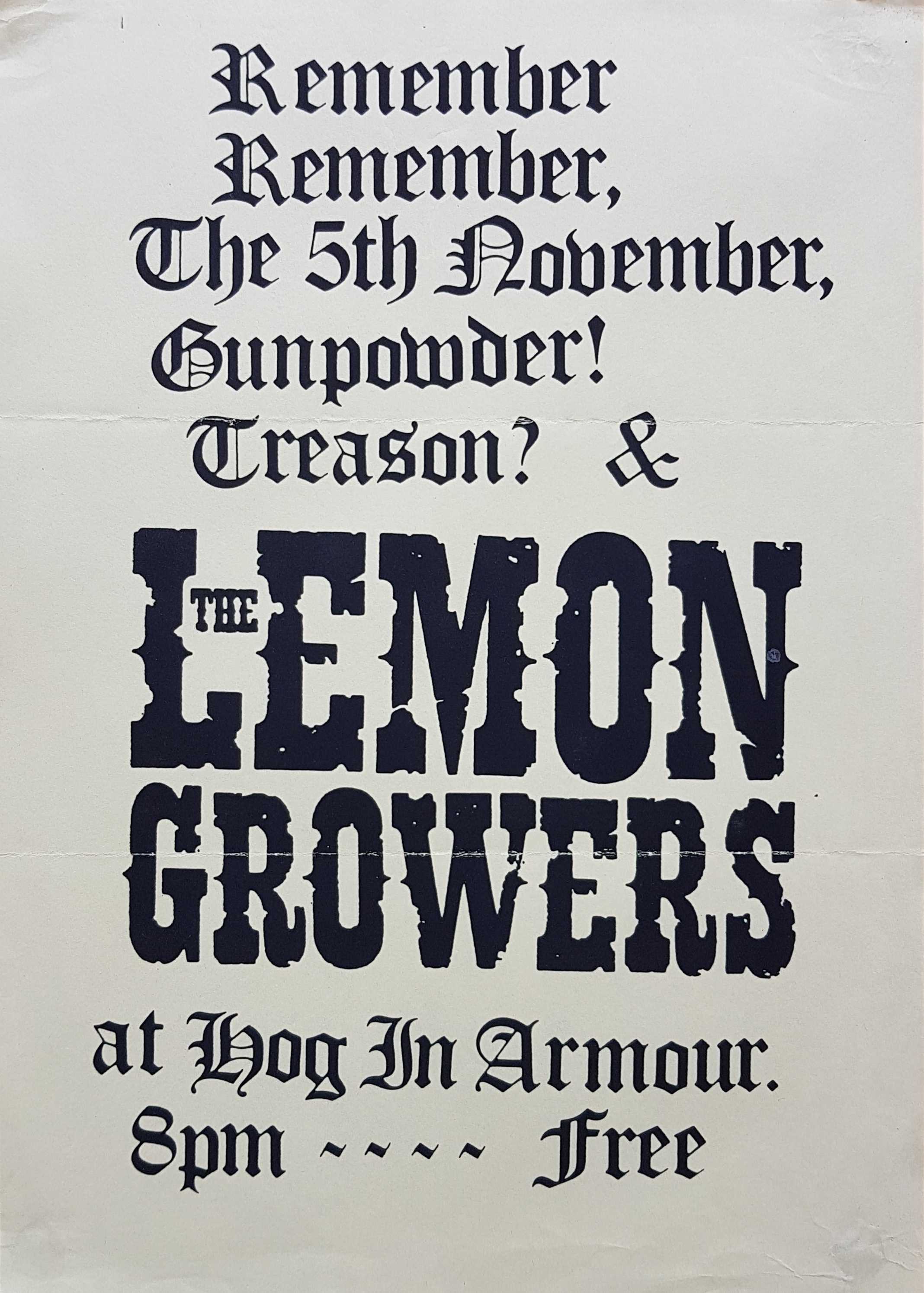 Picture of Poster-TLG-HIA Hog in armour by artist The Lemon Growers