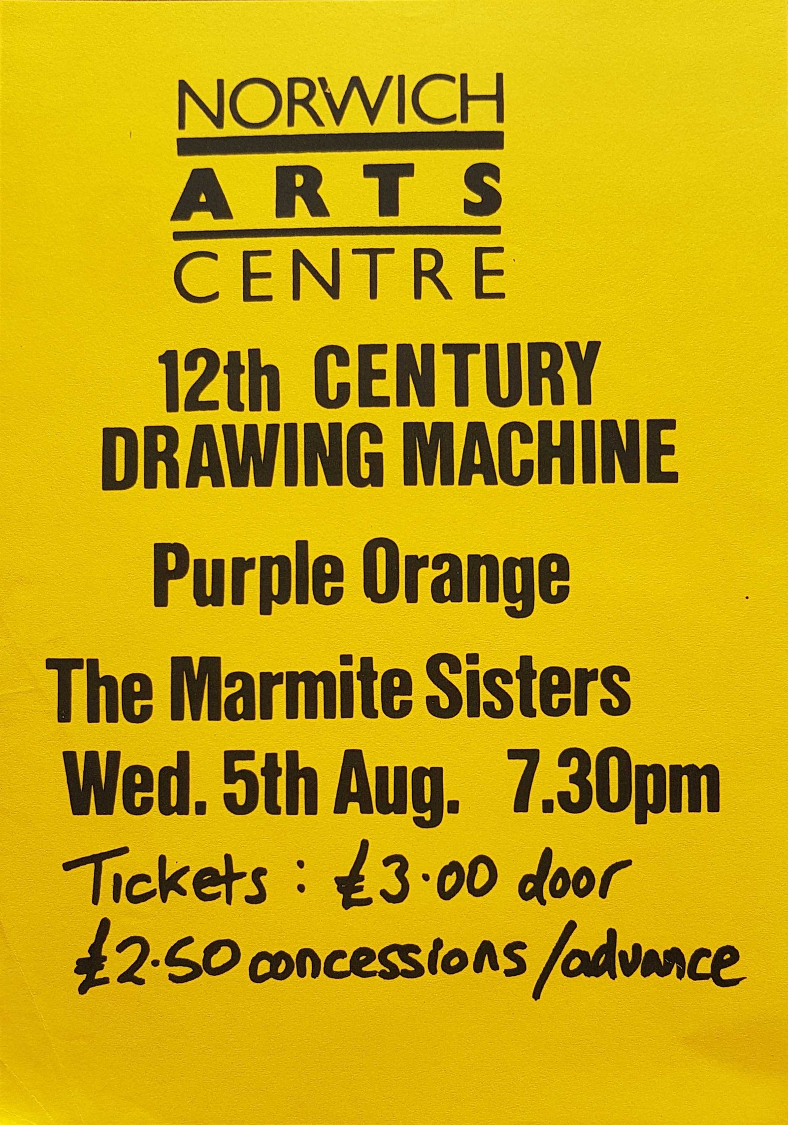 Picture of Poster-TLG-NAC Norwich Arts Centre by artist Purple Orange 