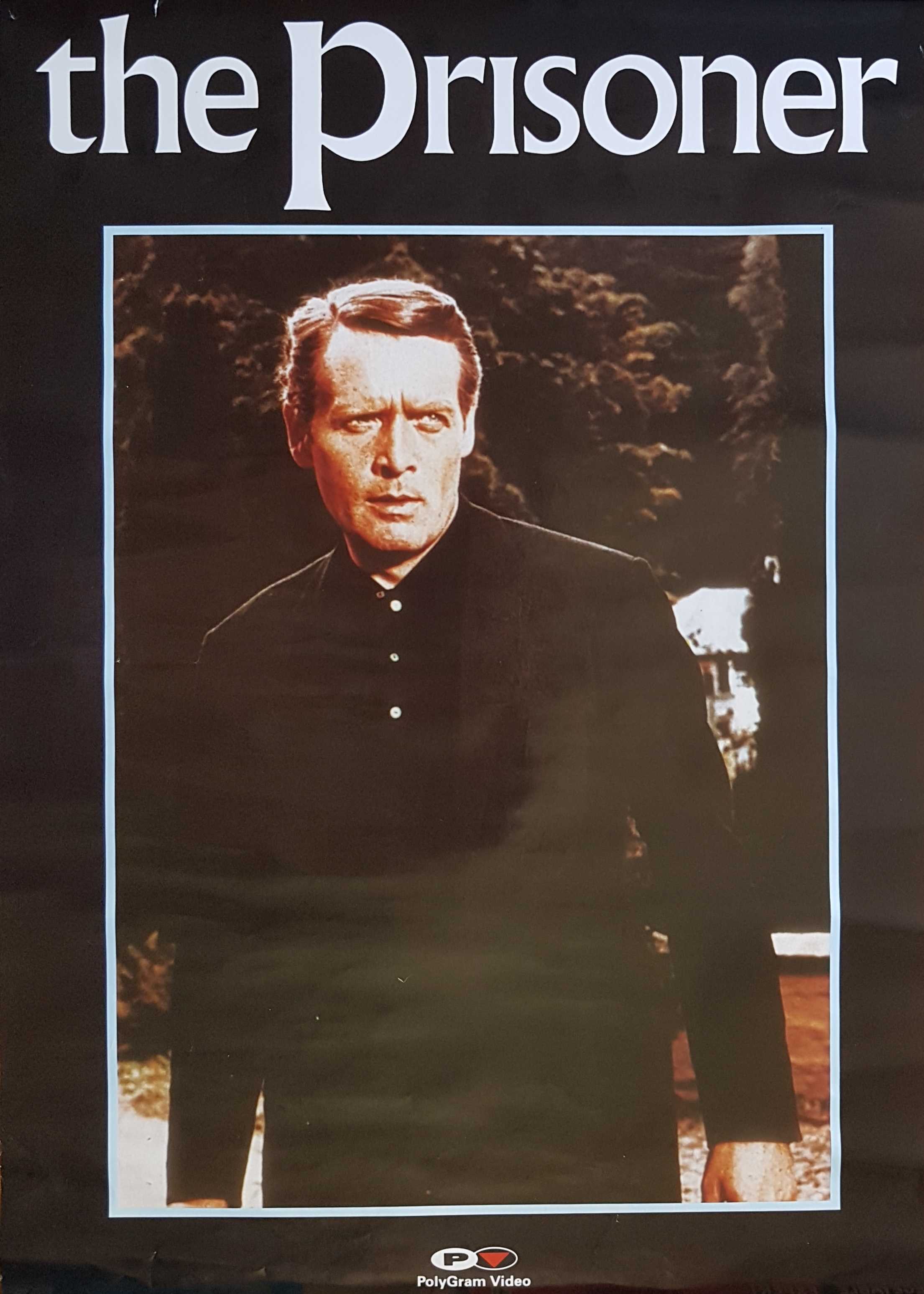 Picture of Poster-TP-Vid2 The Prisoner - Polygram Video by artist Unknown from ITV, Channel 4 and Channel 5 library