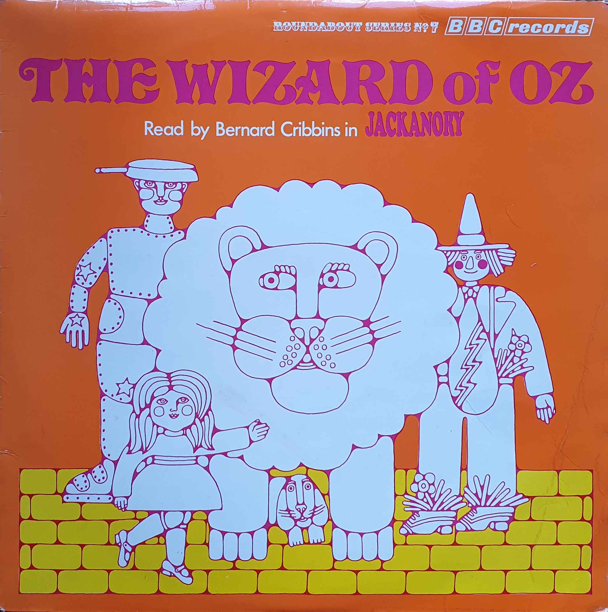 Picture of RBT 7 Wizard of oz by artist Bernard Cribbins from the BBC albums - Records and Tapes library