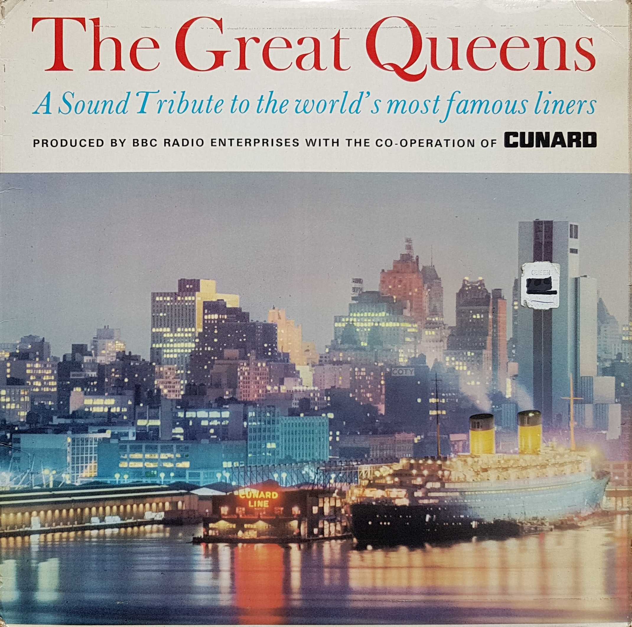 Picture of RE 8 The great Queens - A sound tribute to the World's most famous liners by artist Robert Stannage from the BBC records and Tapes library