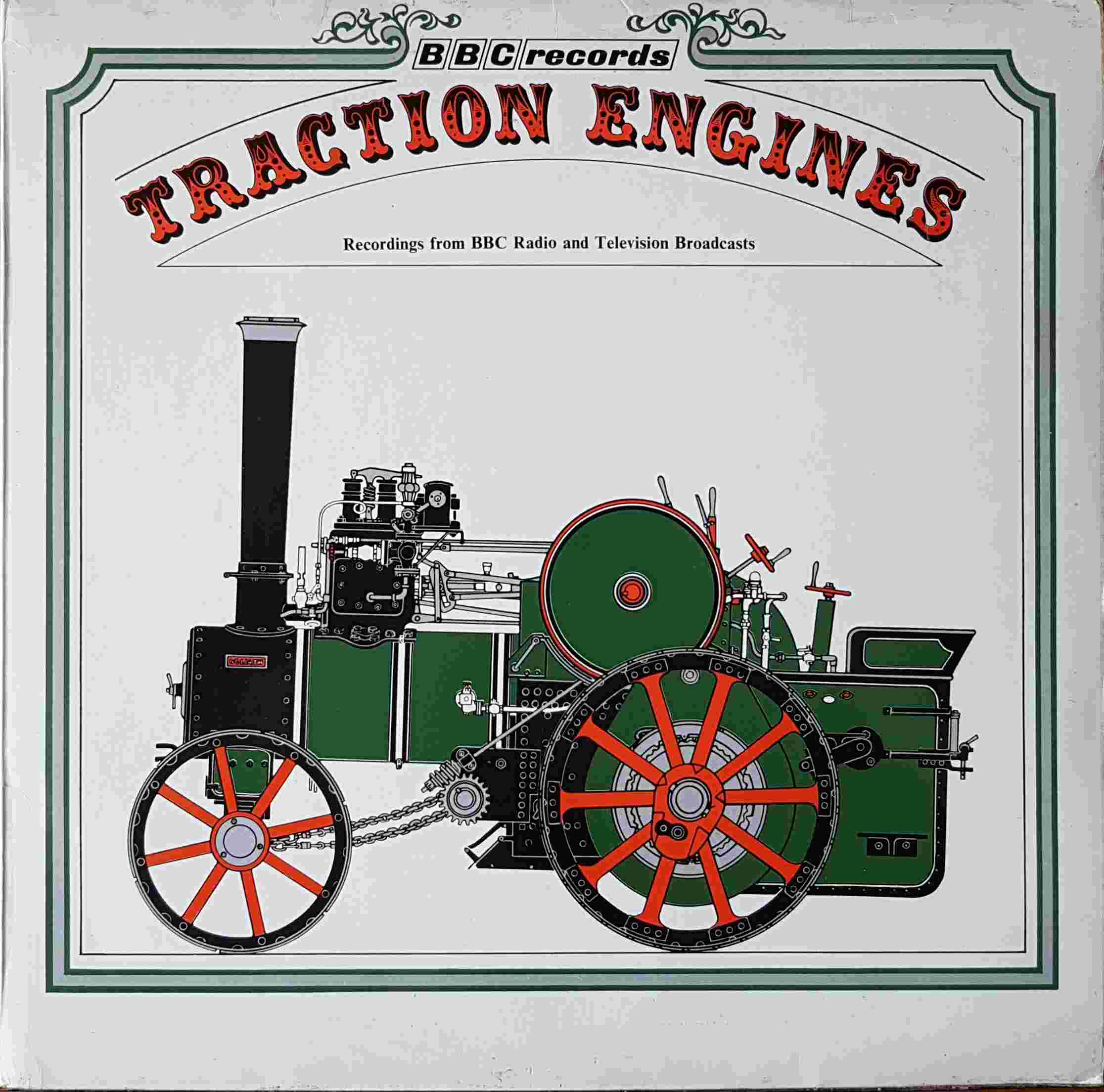 Picture of REB 107 Traction engines by artist John Priest from the BBC albums - Records and Tapes library