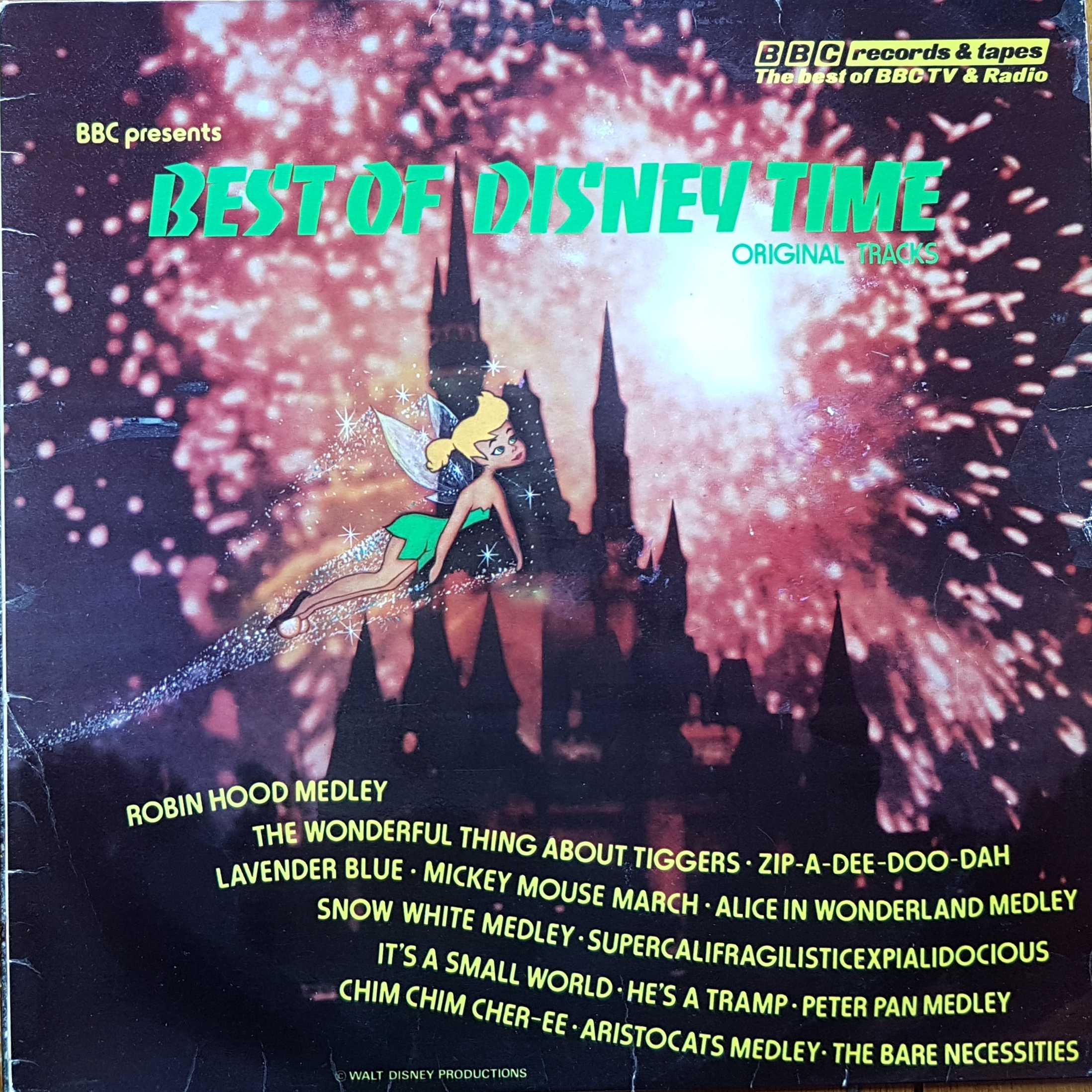 Picture of REB 217 BBC Presents - Best of Disney Time by artist Various from the BBC albums - Records and Tapes library