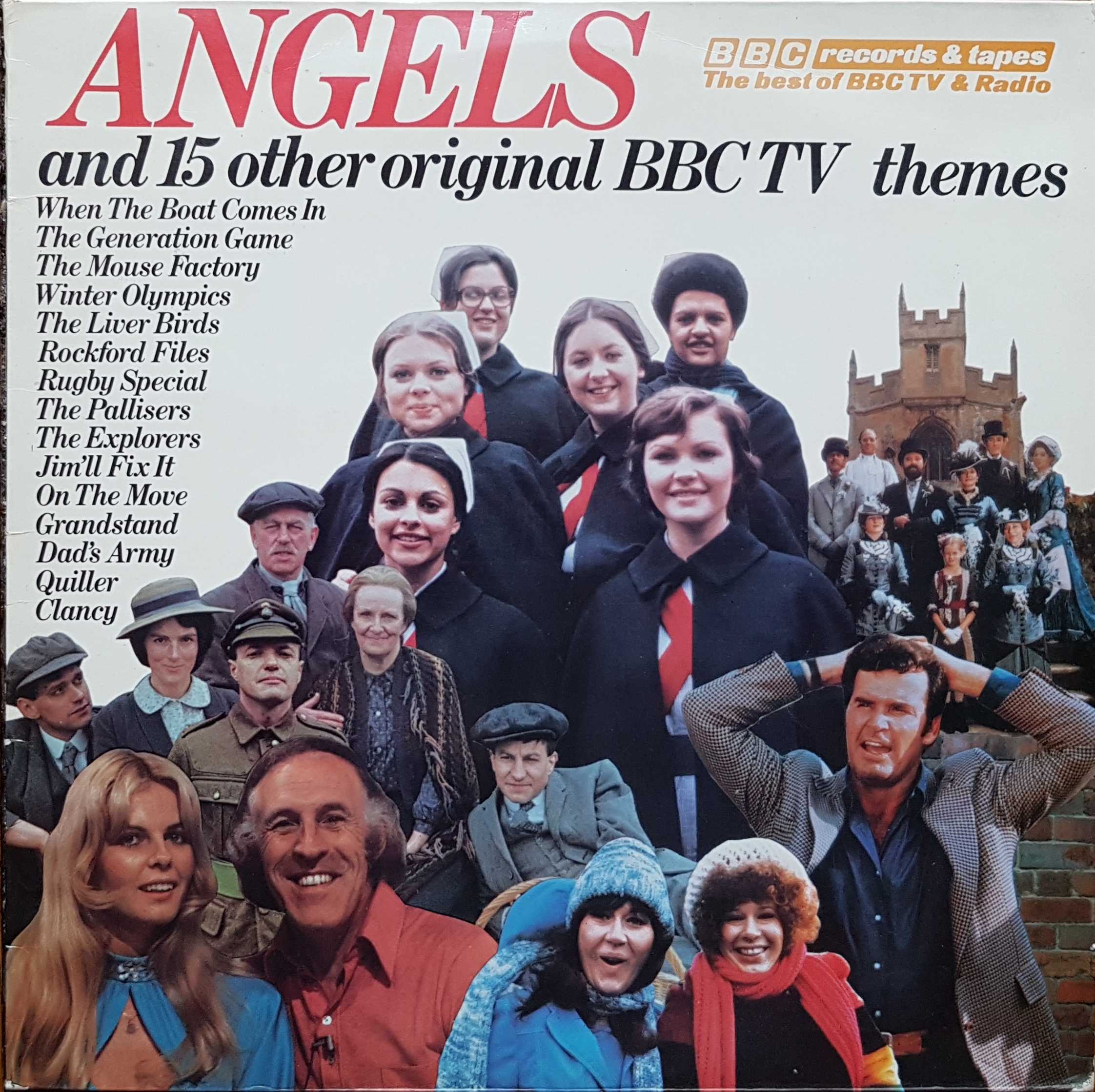 Picture of REB 236 Angels and 15 other original BBC TV themes by artist Various from the BBC albums - Records and Tapes library