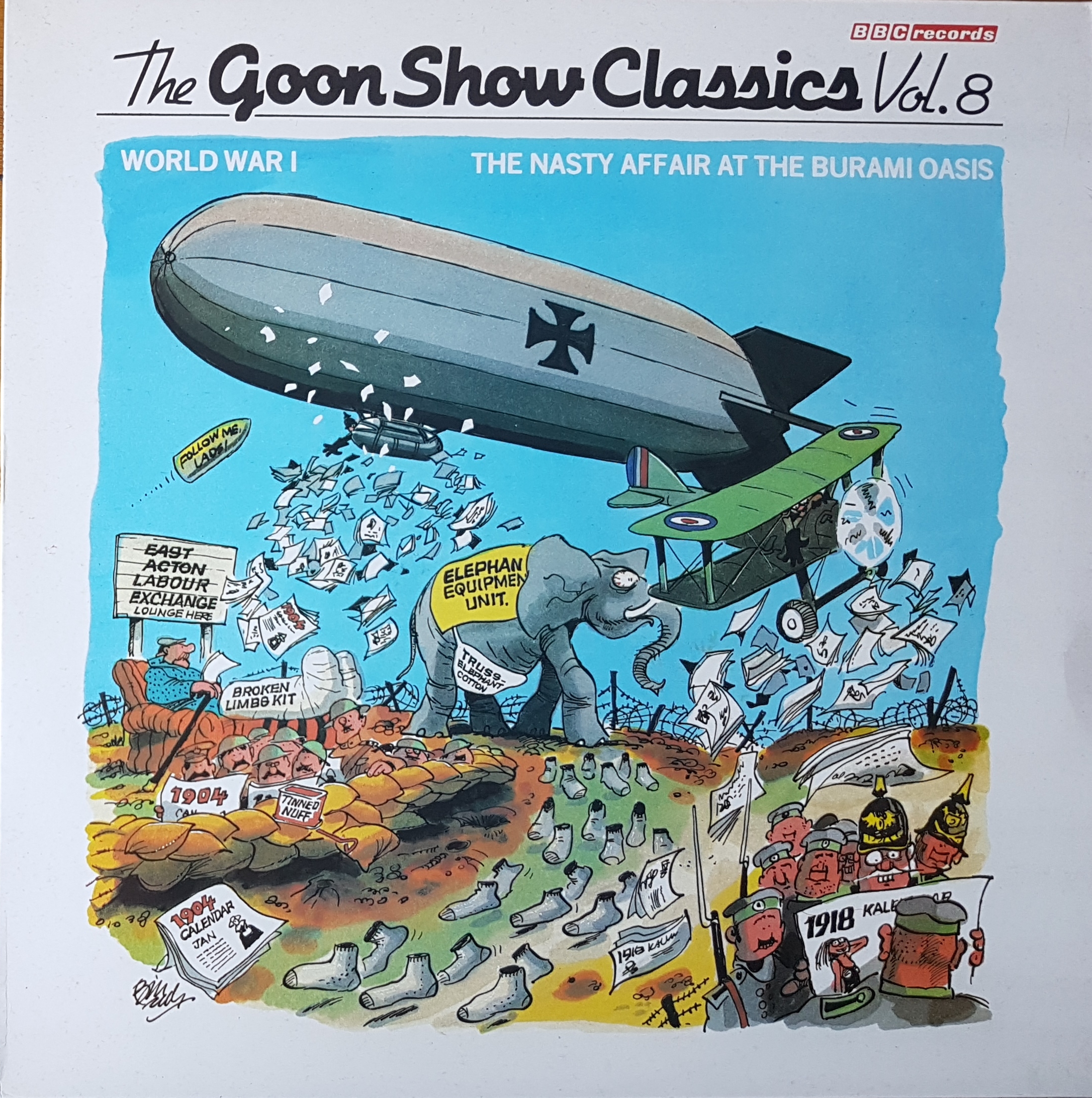 Picture of REB 422 Goon show classics - Volume 8 by artist Spike Milligan / Larry Stephens from the BBC albums - Records and Tapes library
