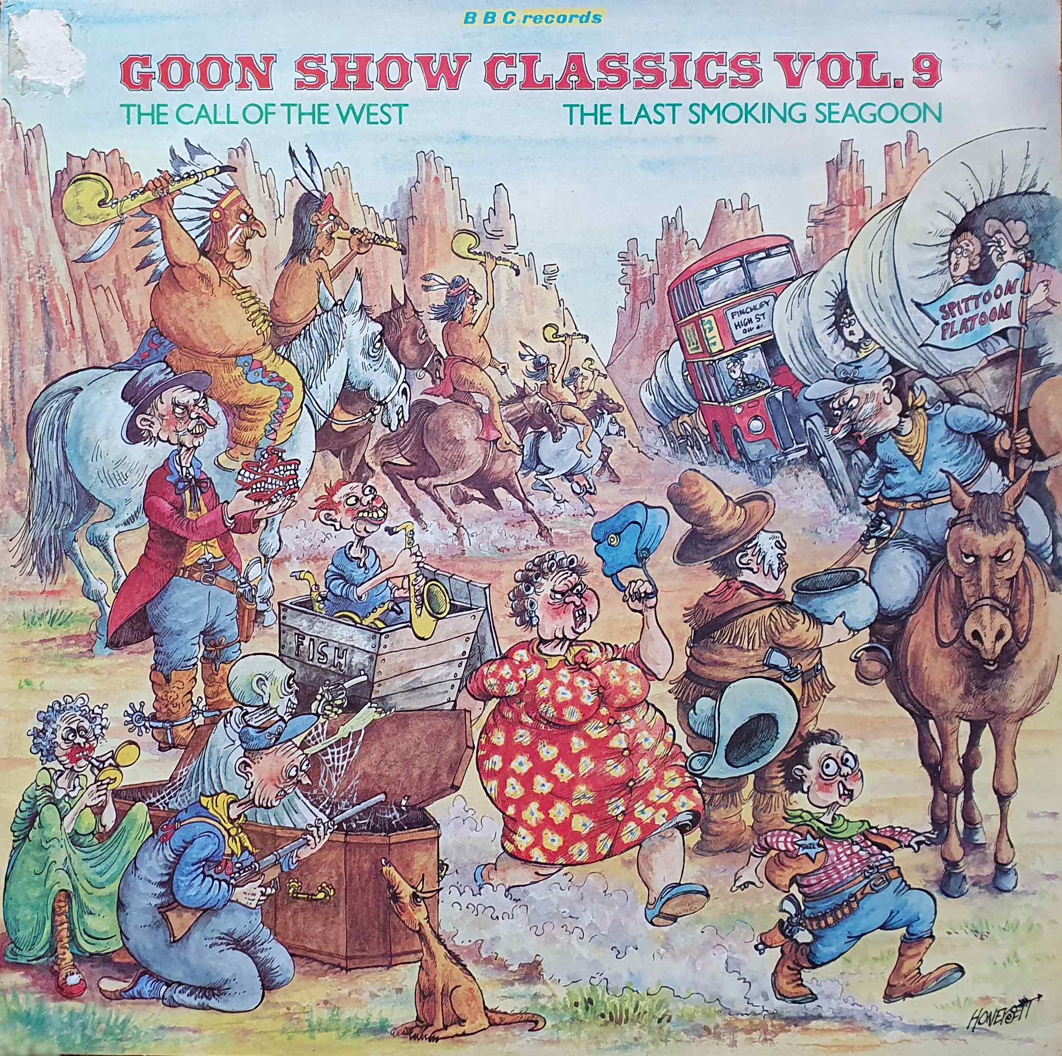 Picture of REB 444 Goon show classics - Volume 9 by artist Spike Milligan from the BBC albums - Records and Tapes library