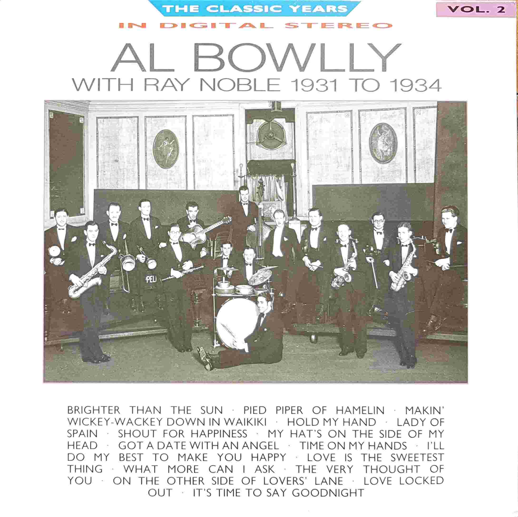 Picture of REB 649 Classic years - Volume 2, Al Bowlly by artist Al Bowlly from the BBC albums - Records and Tapes library