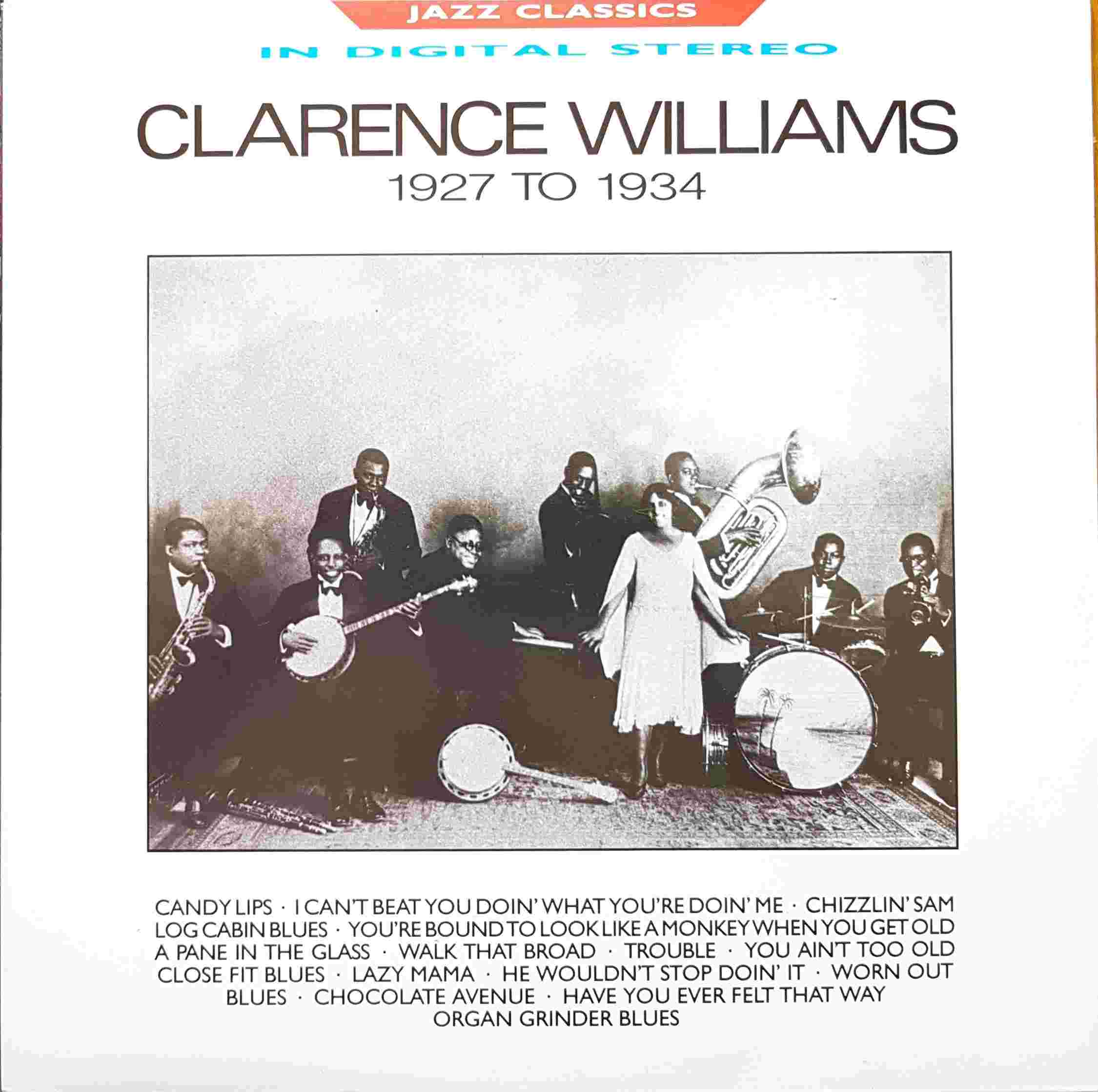 Picture of REB 721 Jazz classics - Clarence Williams 1927 - 1934 by artist Clarence Williams  from the BBC albums - Records and Tapes library