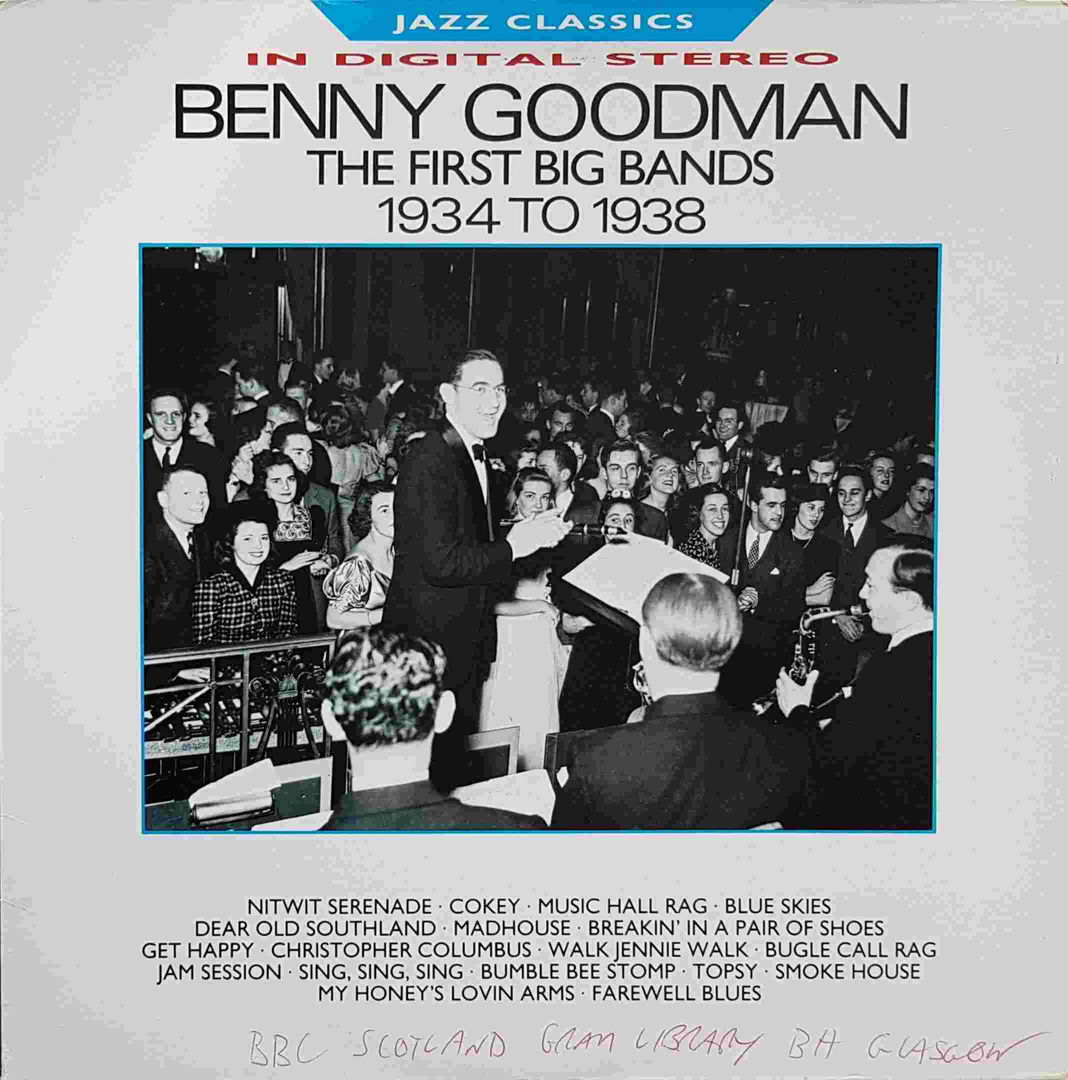 Picture of REB 759 Jazz classics - Benny Goodman 1934 - 1938 by artist Benny Goodman  from the BBC albums - Records and Tapes library