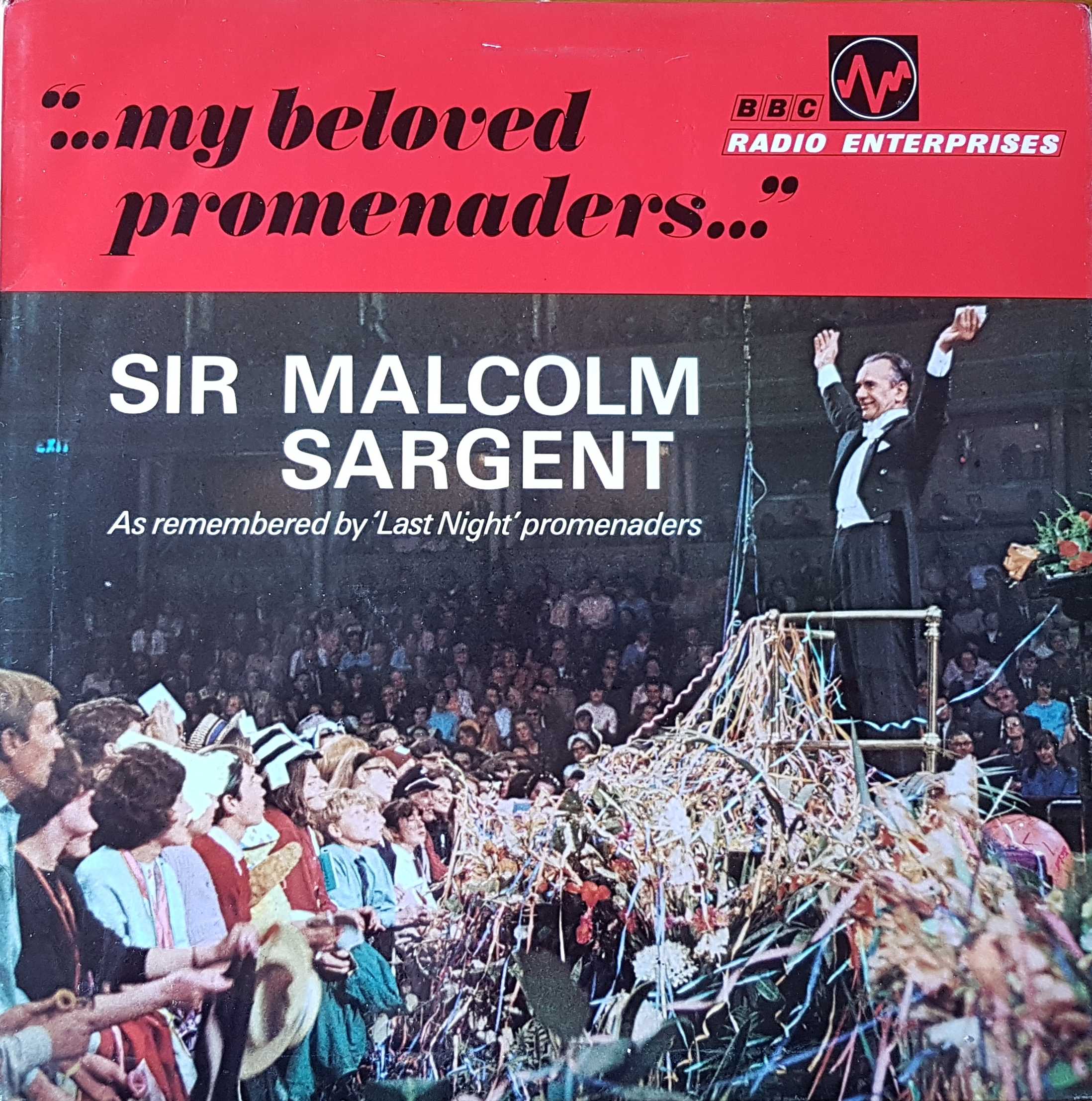 Picture of REC 22 ' My beloved promenaders ' - Sir Malcolm Sargent by artist Sir Malcolm Sargent from the BBC albums - Records and Tapes library
