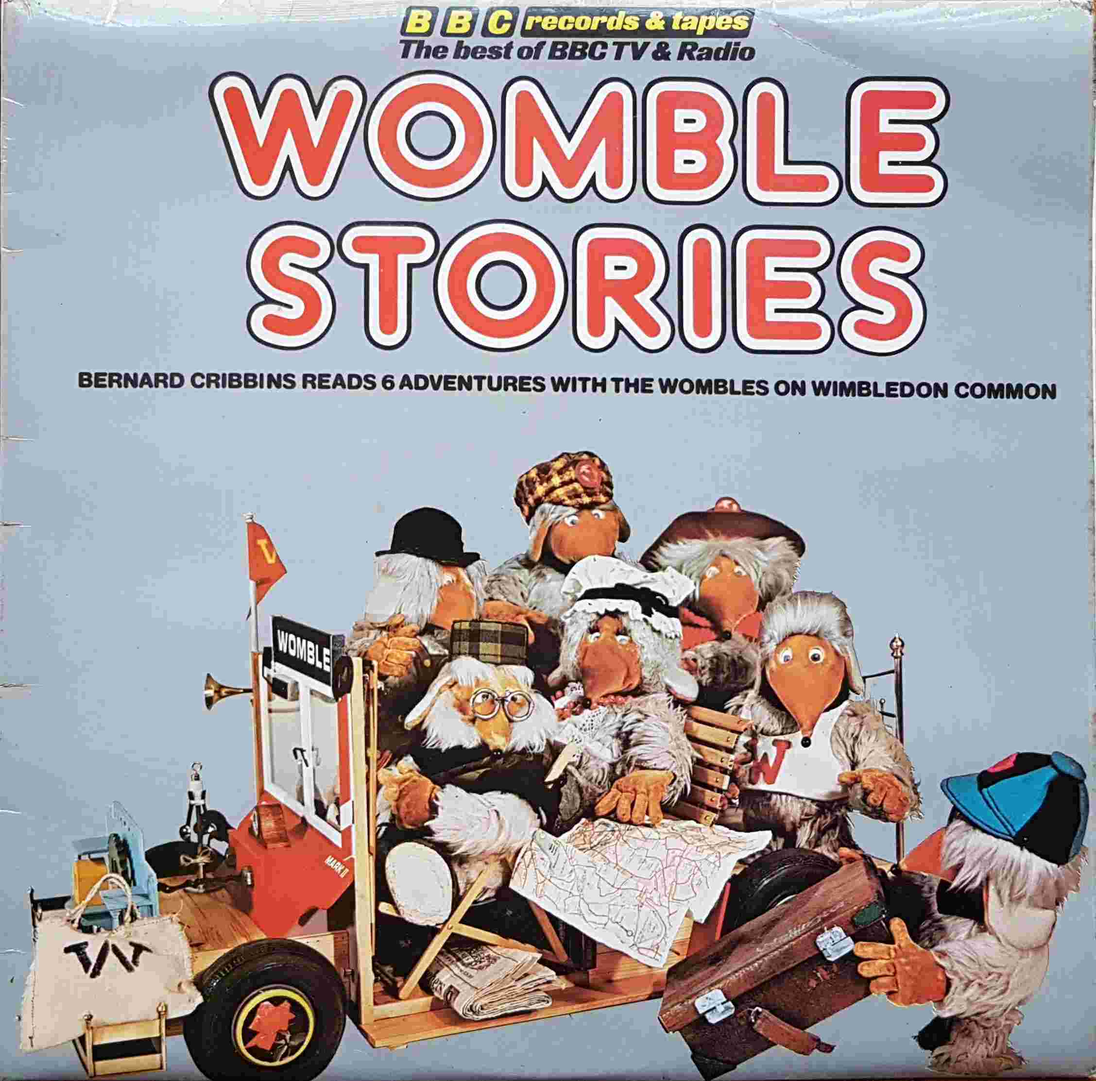 Picture of REC 253 Womble Stories by artist Bernard Cribbins from the BBC albums - Records and Tapes library