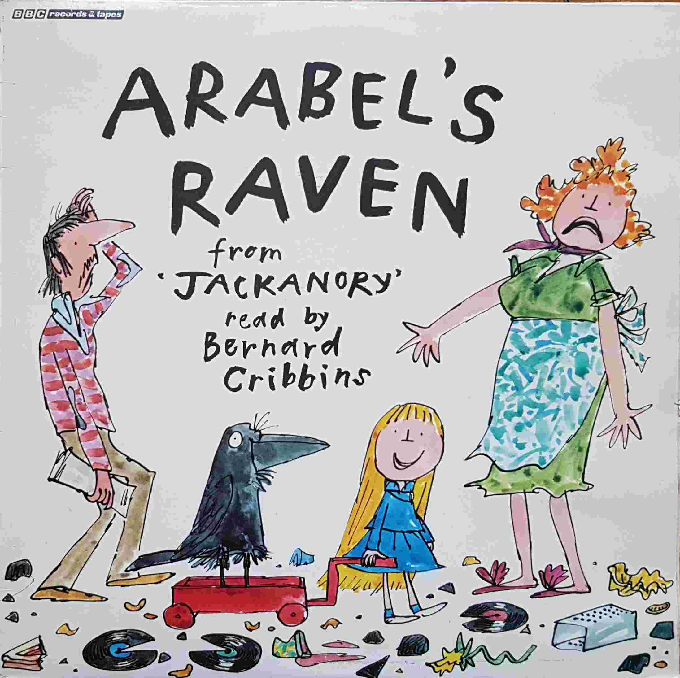 Picture of REC 292 Jackanory - Arabel's raven by artist Bernard Cribbins from the BBC records and Tapes library
