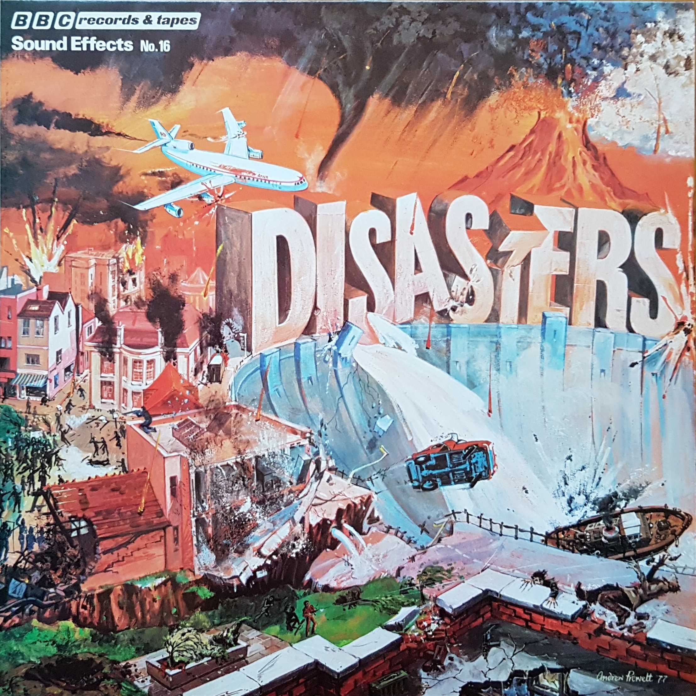 Picture of REC 295 Disasters (Sound effects no. 16) by artist Various from the BBC albums - Records and Tapes library
