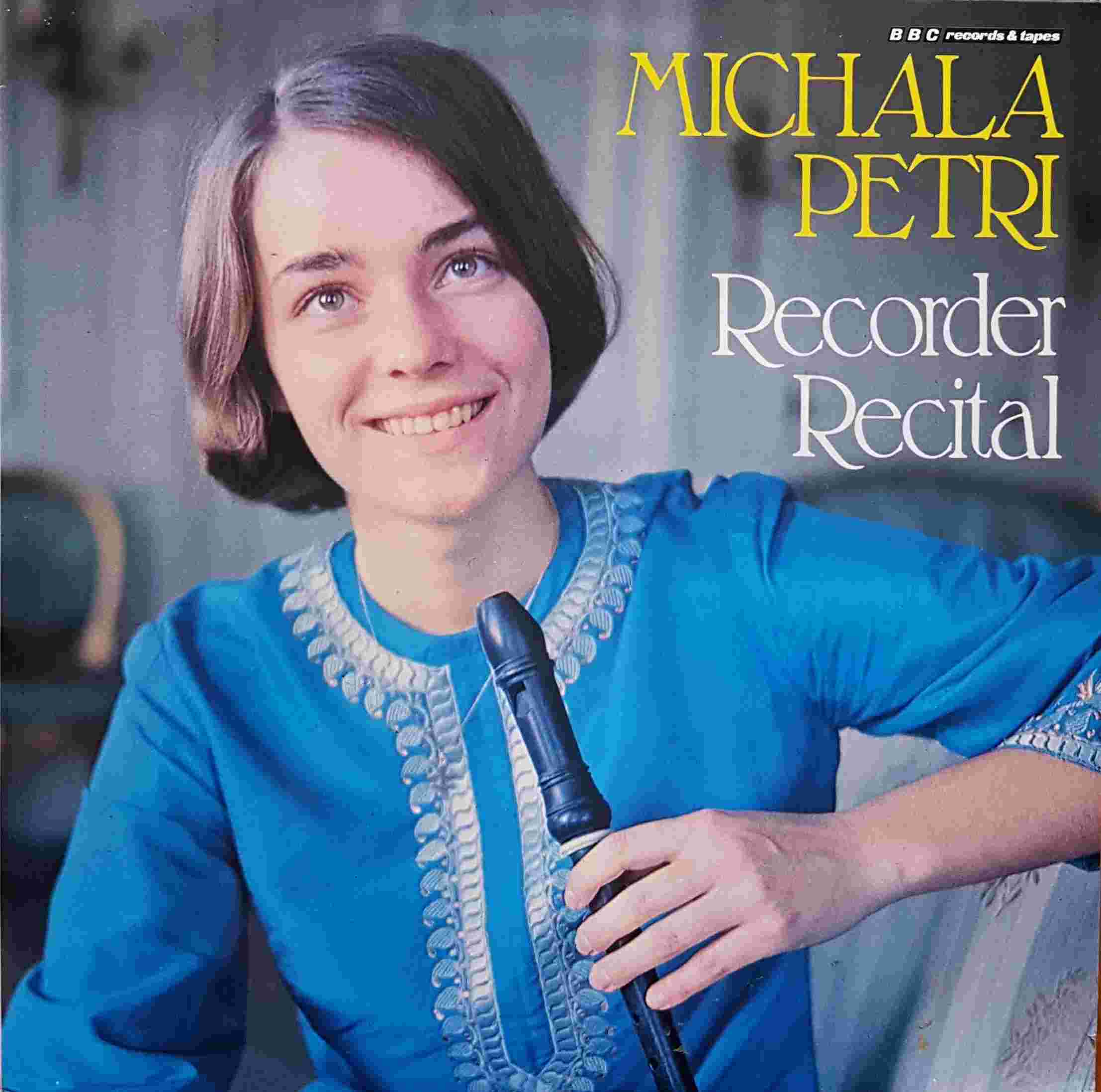 Picture of REC 298 Michala Petri recorder recital by artist Michala Petri  from the BBC albums - Records and Tapes library