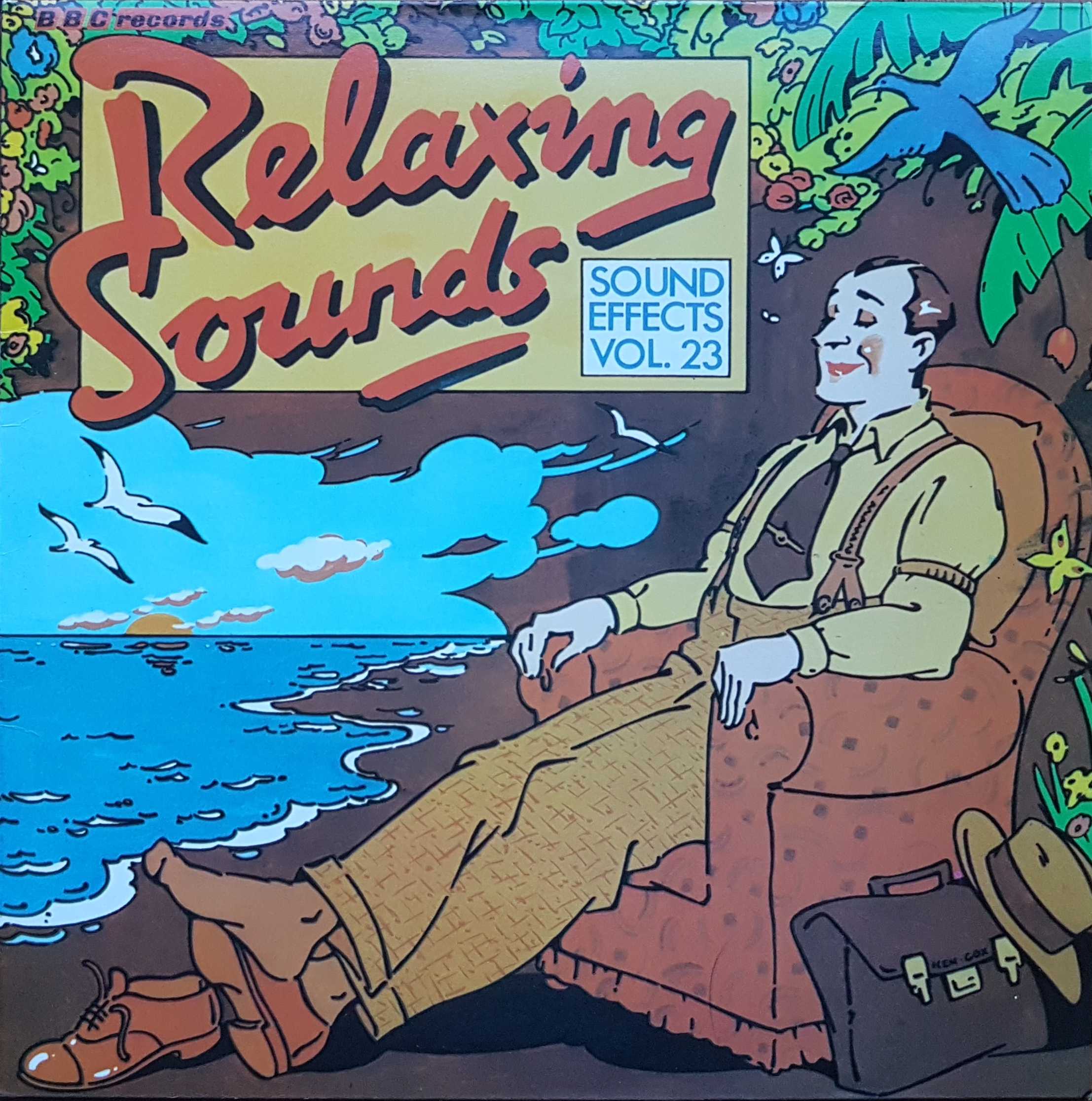 Picture of REC 360 Relaxing sounds by artist Mike Harding from the BBC albums - Records and Tapes library