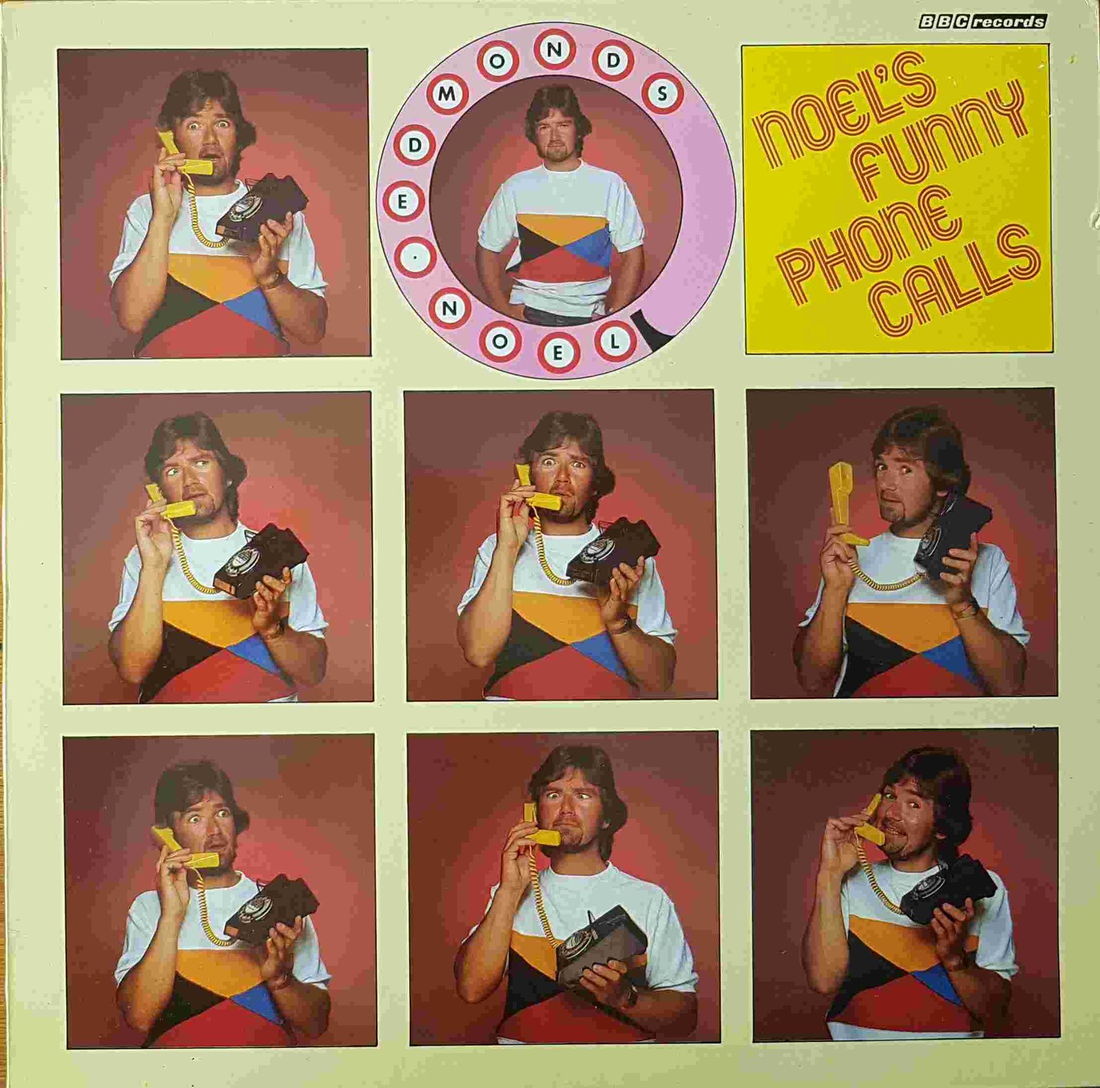 Picture of Noel's funny phone calls by artist Noel Edmunds from the BBC albums - Records and Tapes library