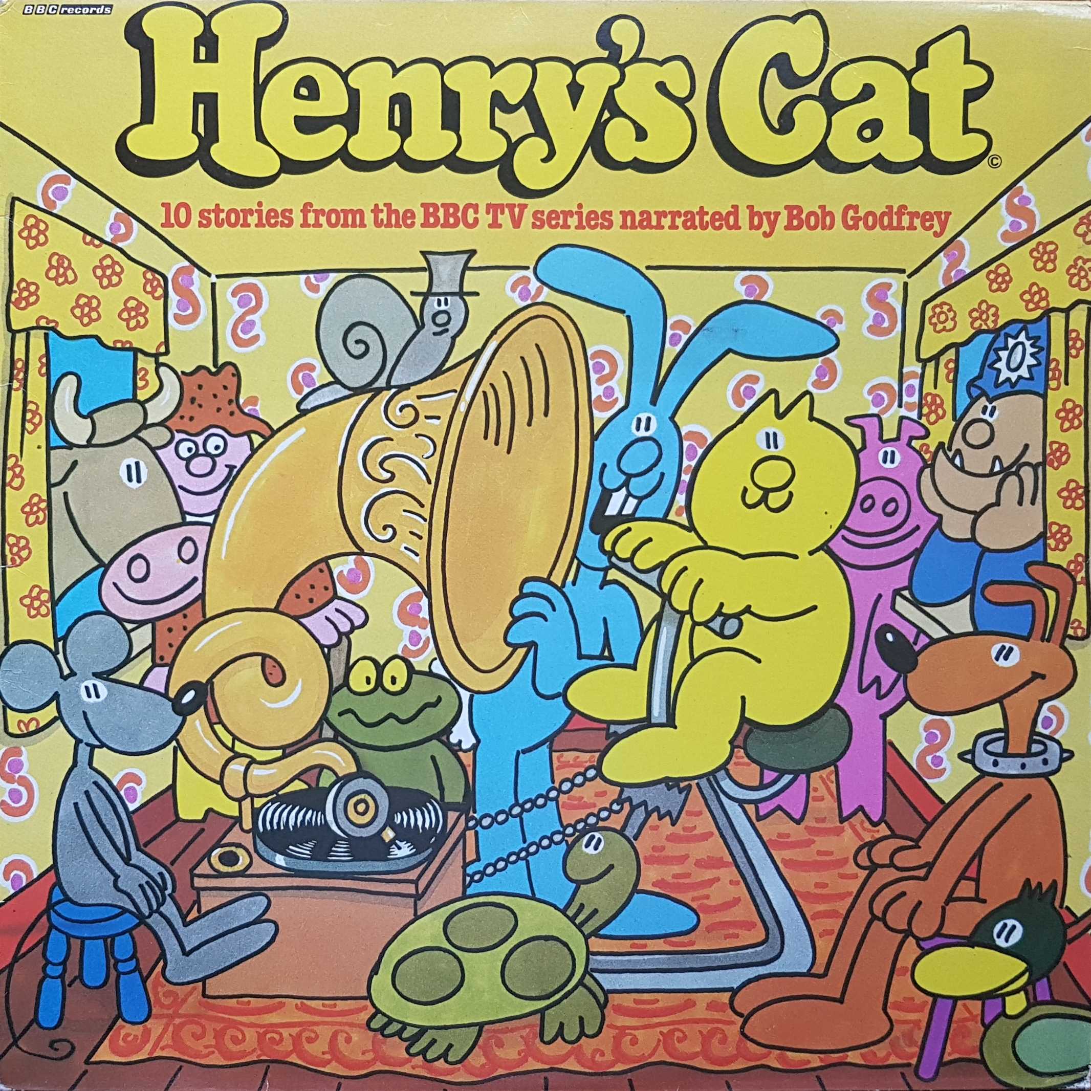 Picture of REC 482 Henry's cat by artist Stan Hayward from the BBC records and Tapes library