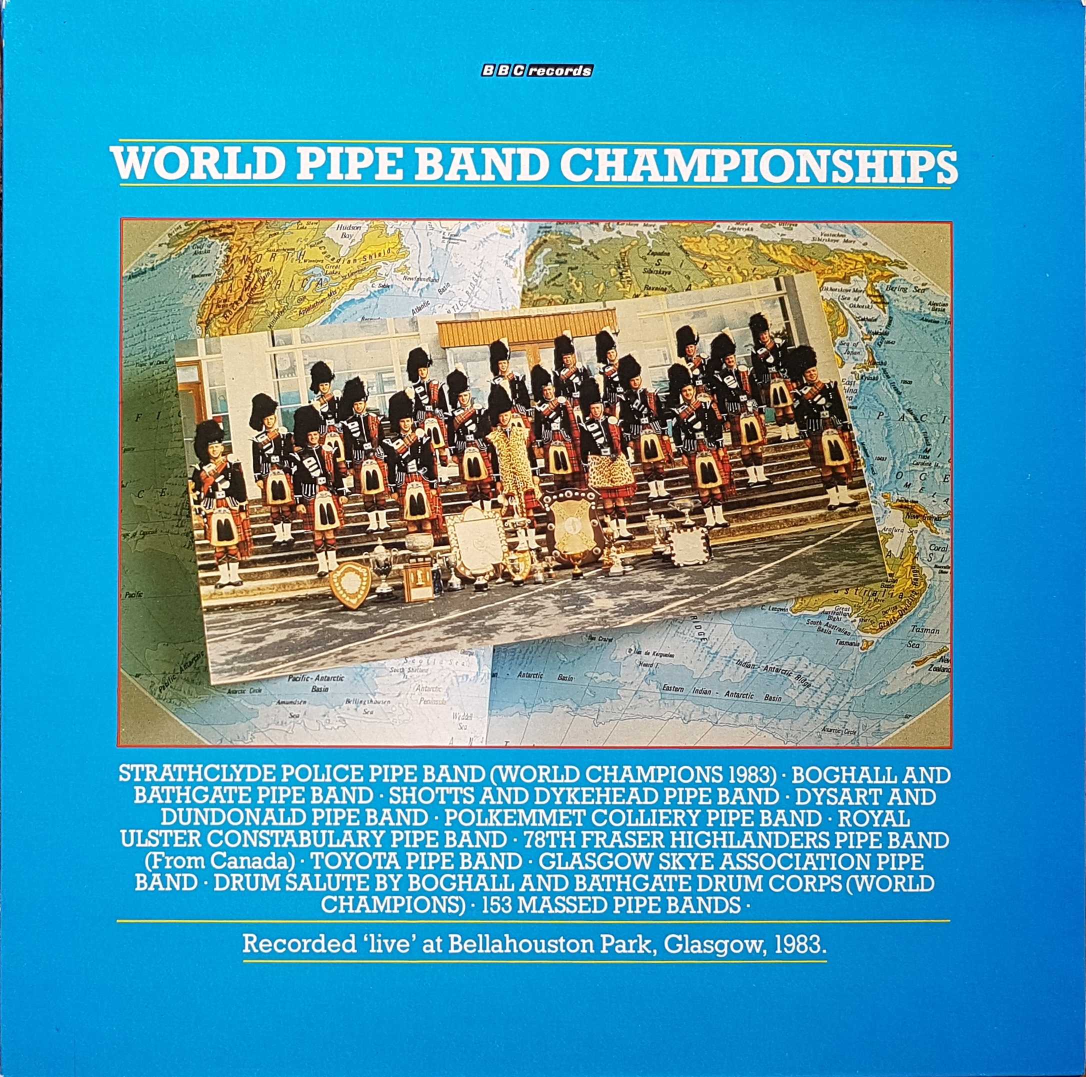 Picture of REC 490 World pipe band championships 1983 by artist Various from the BBC albums - Records and Tapes library