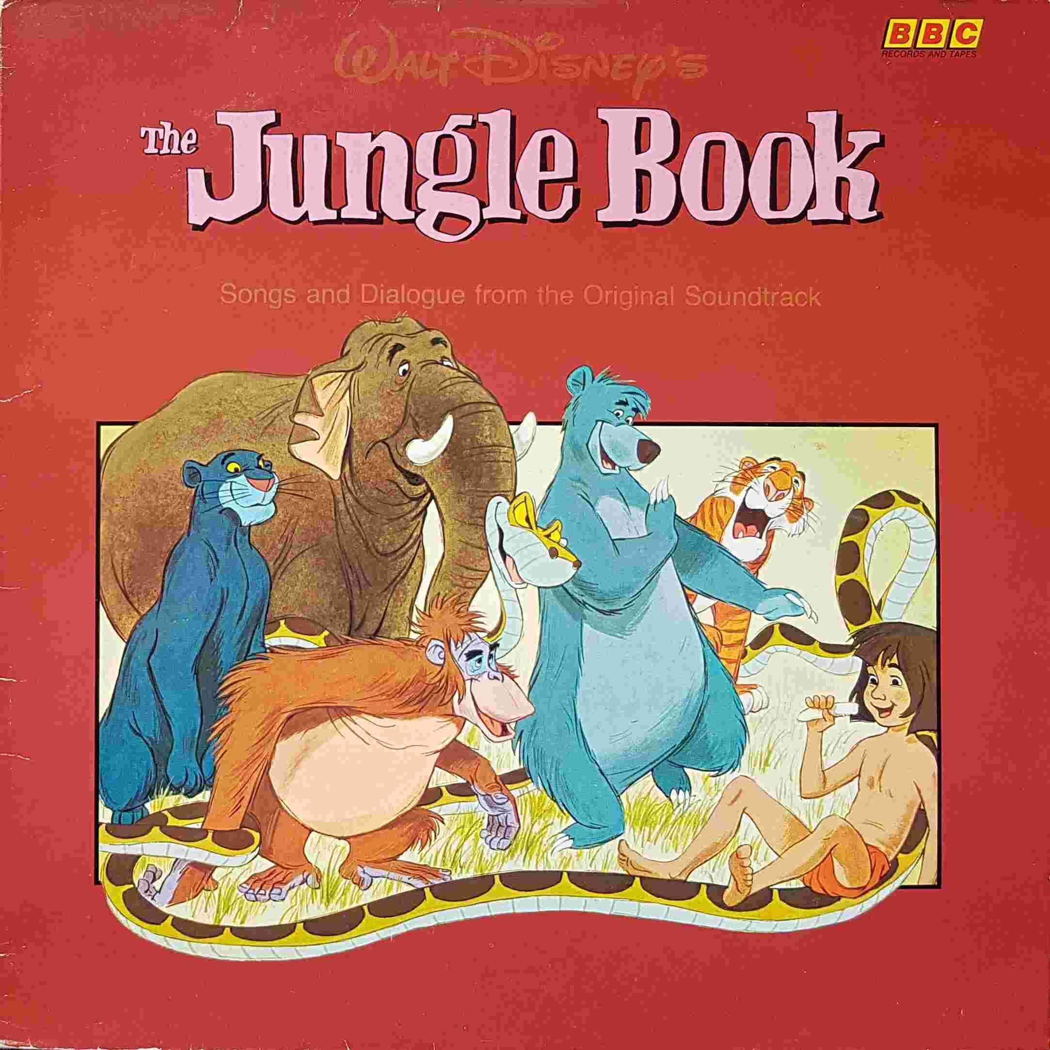 Picture of REC 536 The jungle book by artist Rudyard Kipling / Richard M. Sherman / Robert B. Sherman / Terry Gilkyson from the BBC albums - Records and Tapes library