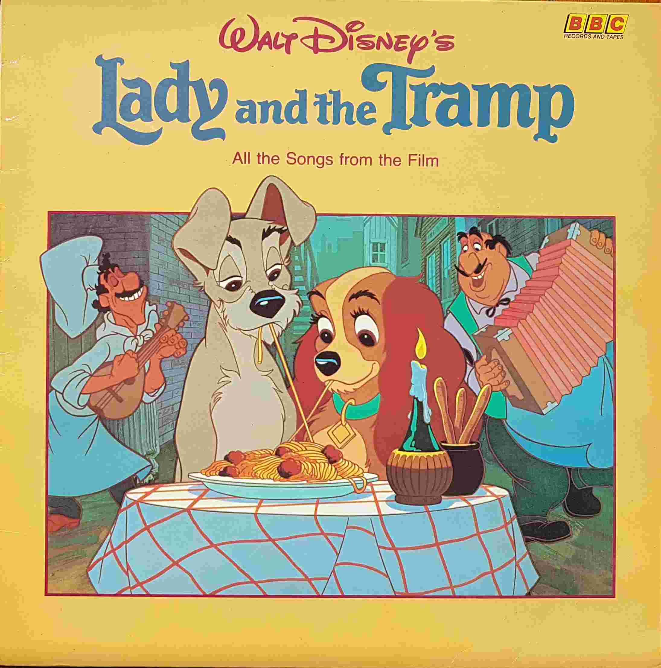 Picture of REC 538 Lady and the tramp by artist Peggy Lee / Sonny Burke from the BBC albums - Records and Tapes library