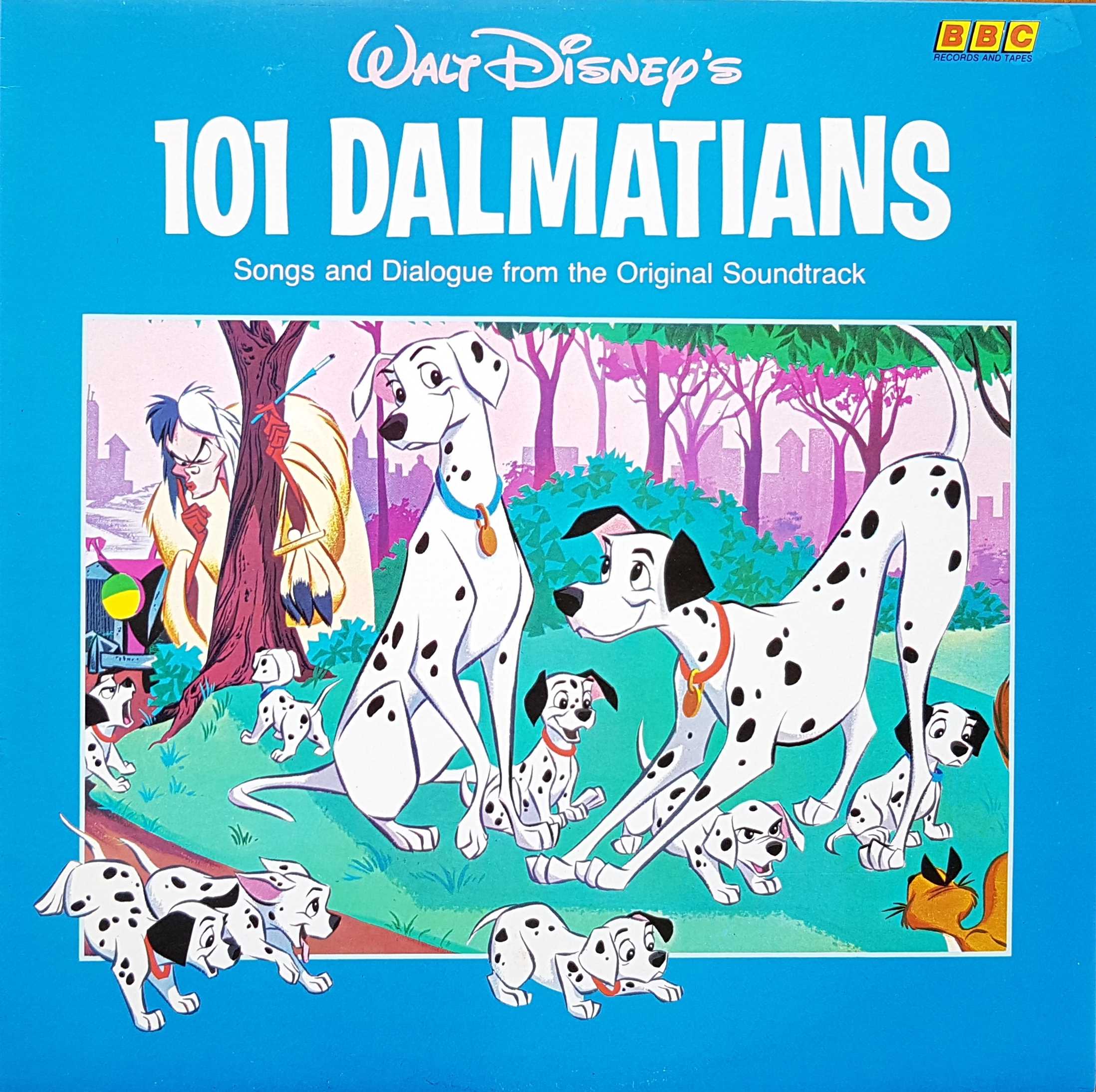 Picture of REC 544 101 dalmatians by artist Bruns / Dunham / Mel Leven from the BBC albums - Records and Tapes library
