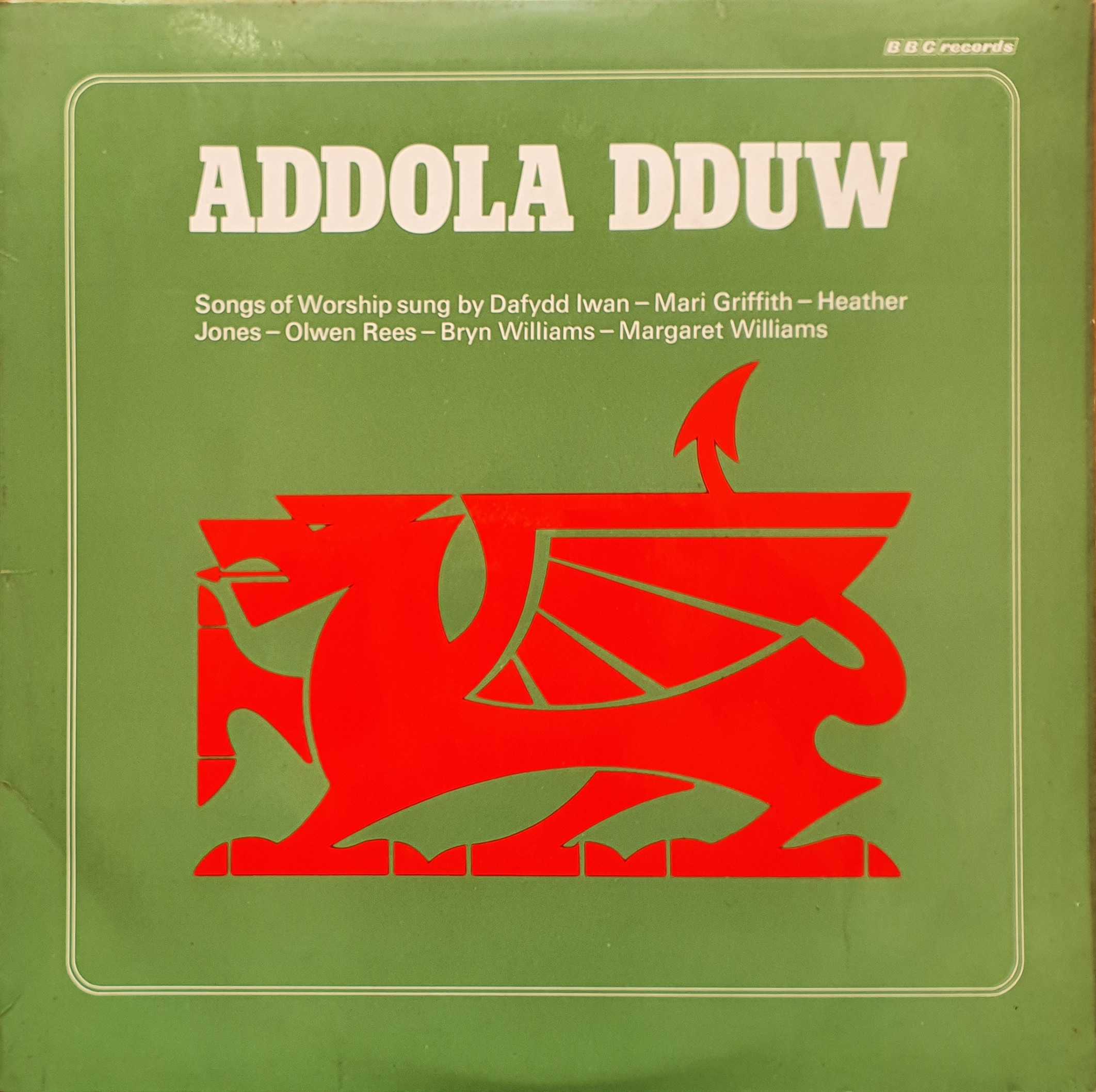 Picture of REC 64 Addola dduw by artist Various from the BBC albums - Records and Tapes library