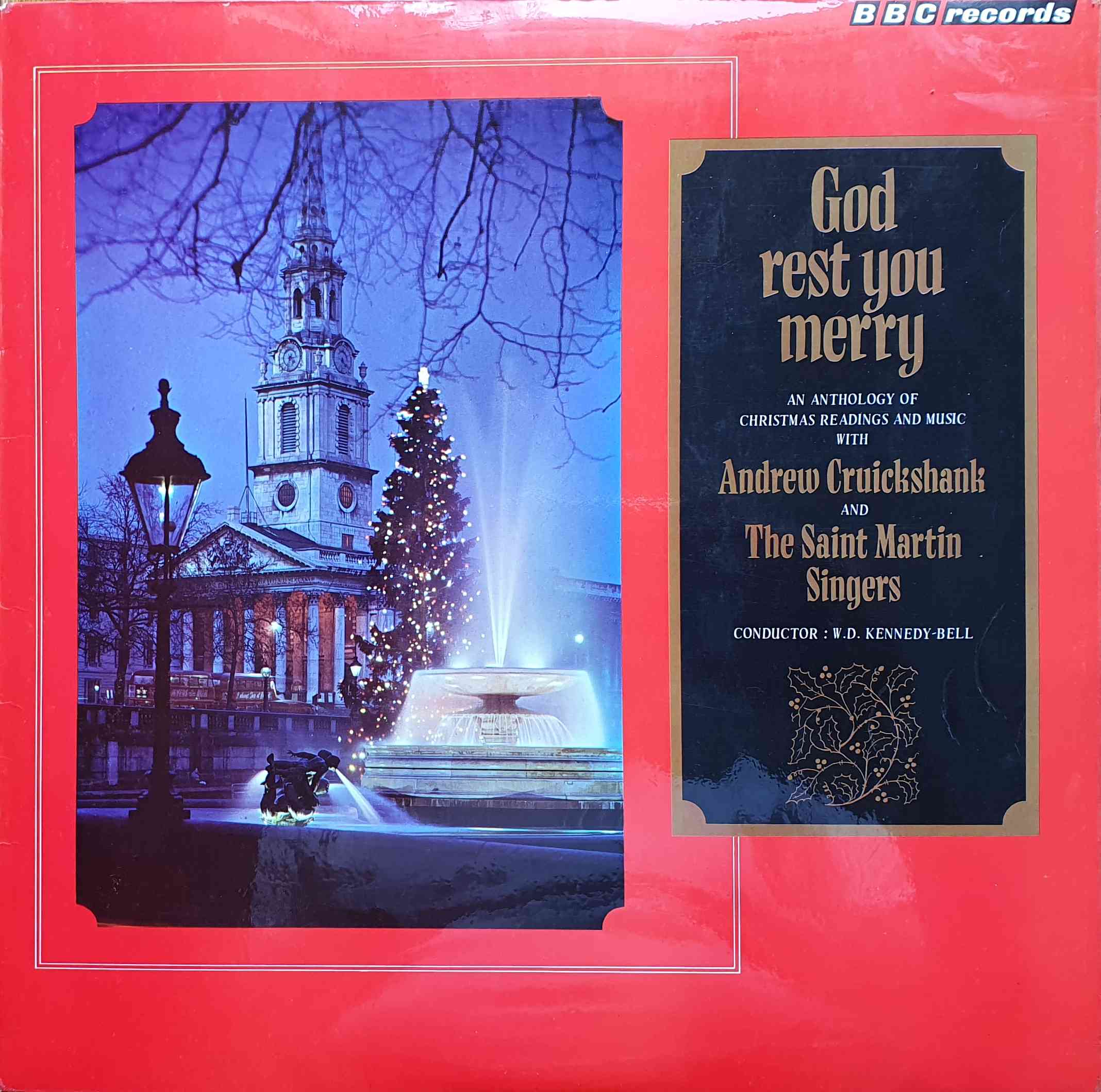 Picture of REC 88 God rest you merry by artist Andrew Cruickshank / The Saint Martin Singers from the BBC albums - Records and Tapes library