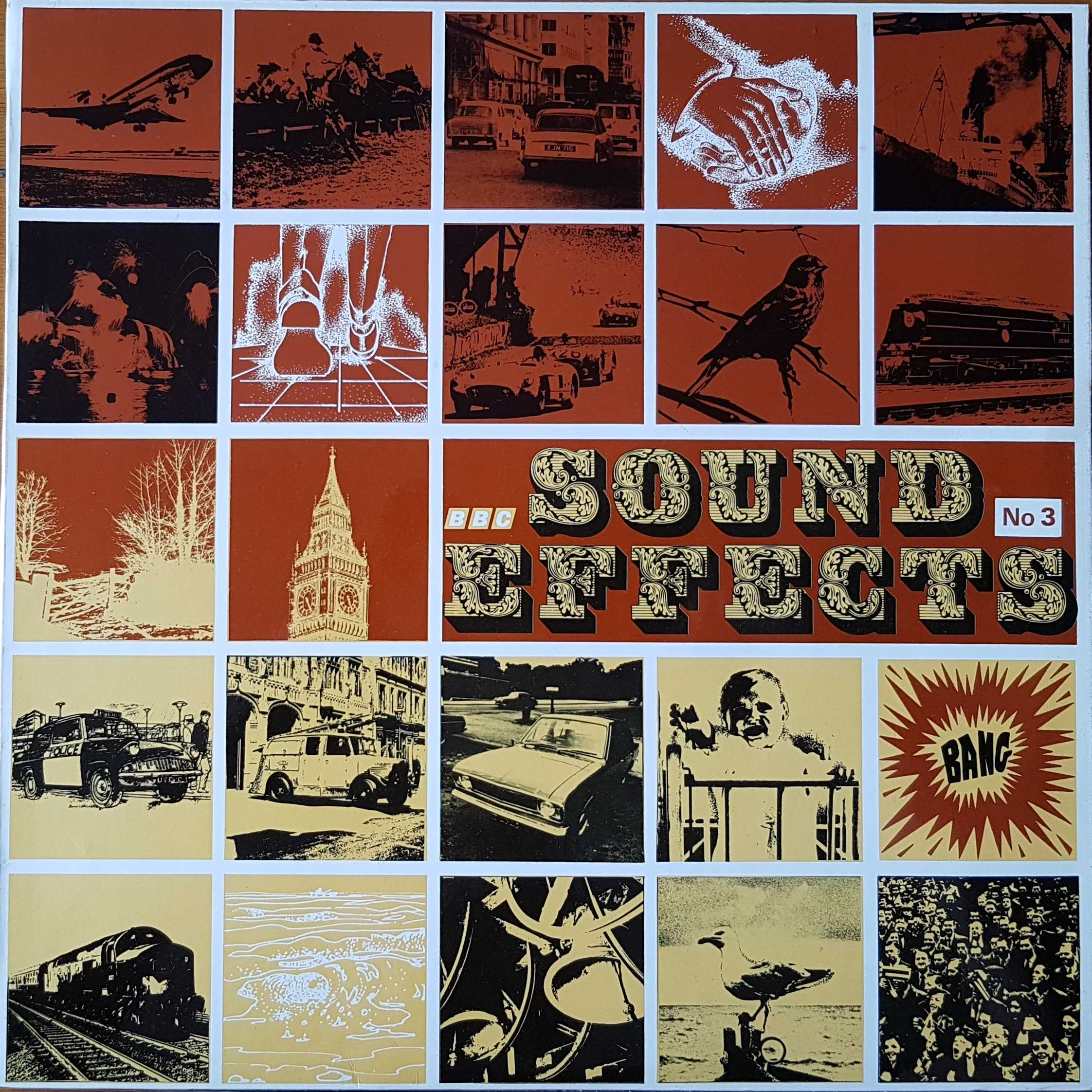 Picture of RED 102 Sound effects no. 3 by artist Various from the BBC albums - Records and Tapes library