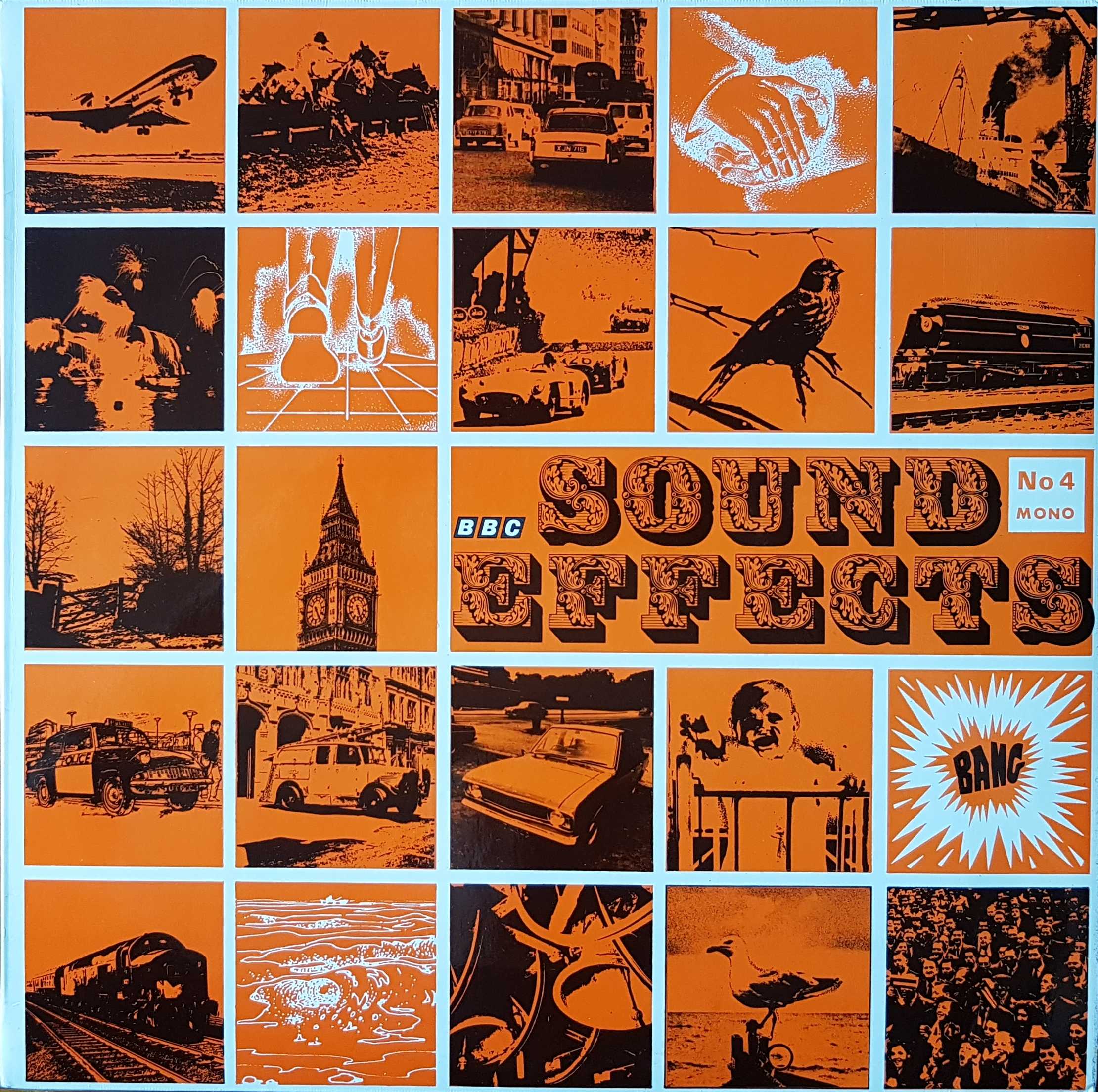 Picture of RED 104 Sound effects no. 4 by artist Various from the BBC albums - Records and Tapes library